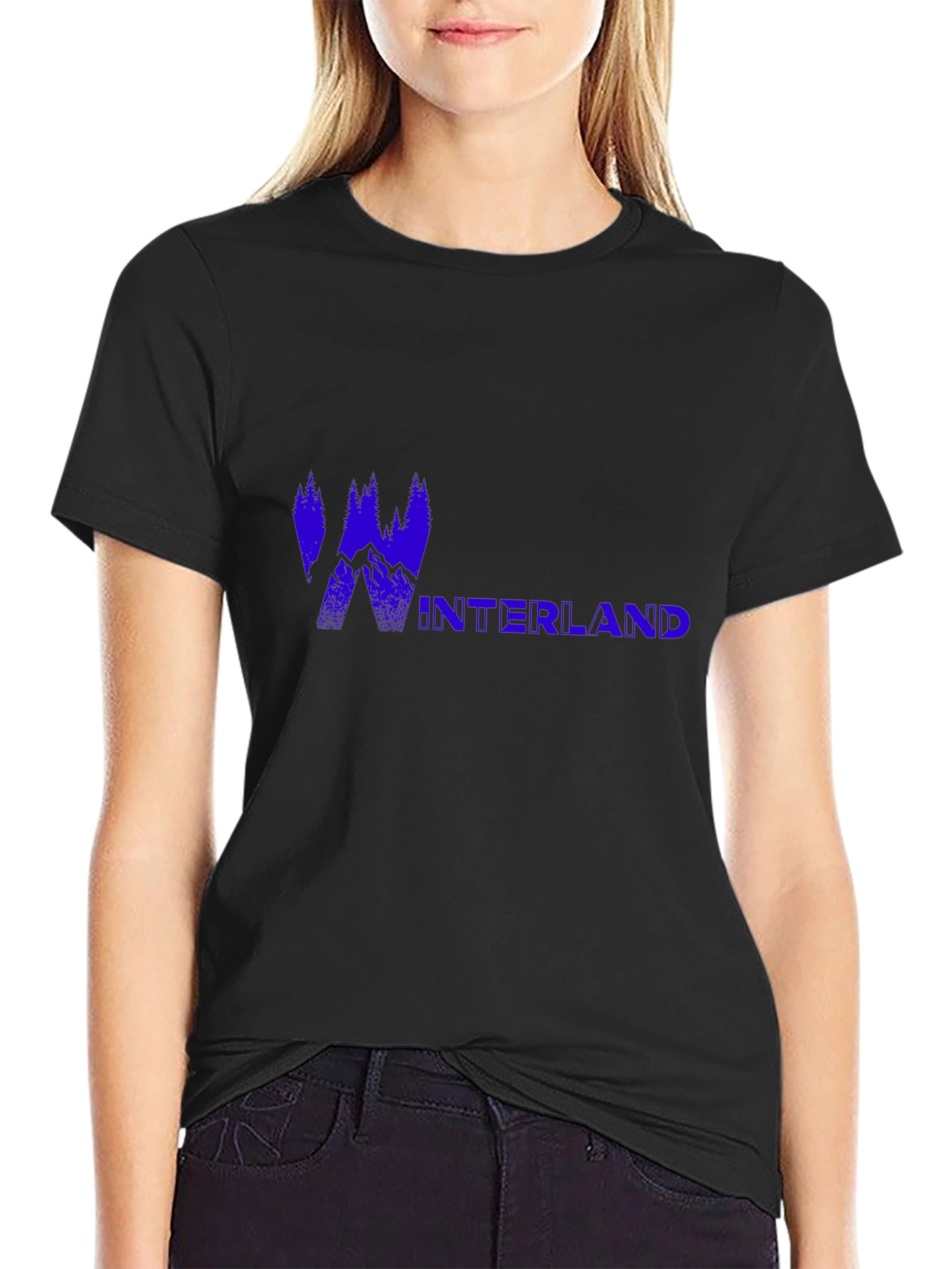 Winterland Graphic T-Shirt - Mens Black Tee