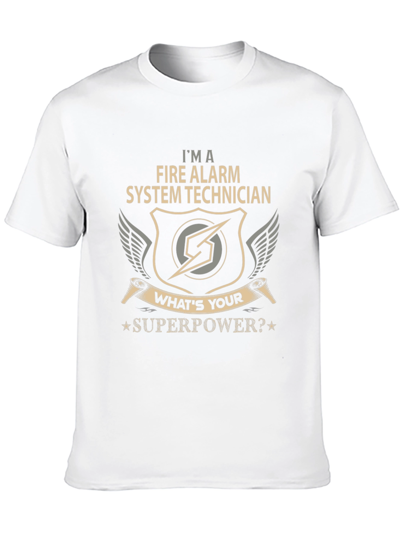 Fire Alarm System Technician Superpower T-Shirt