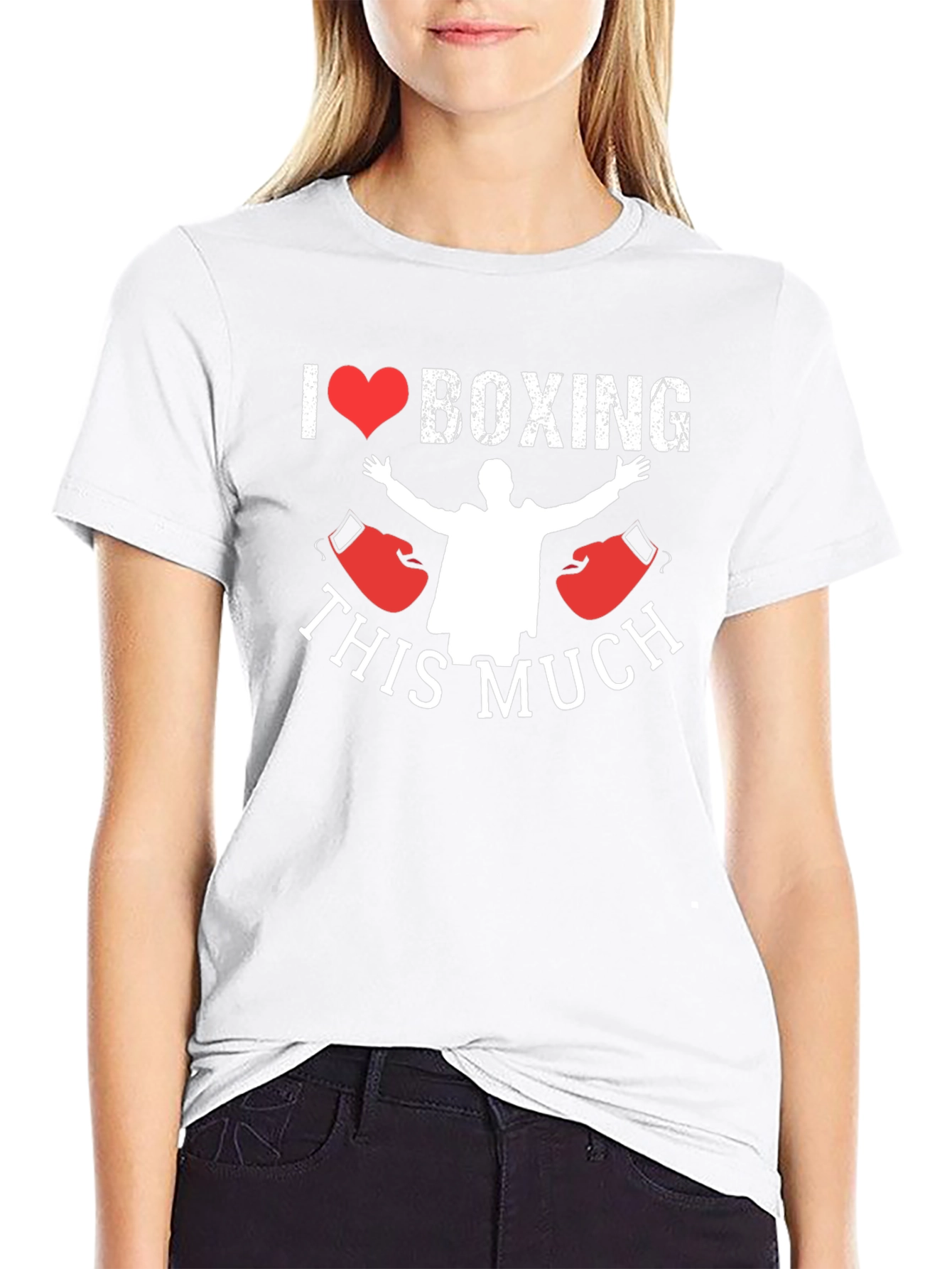 I Love Boxing T-Shirt - This Much!
