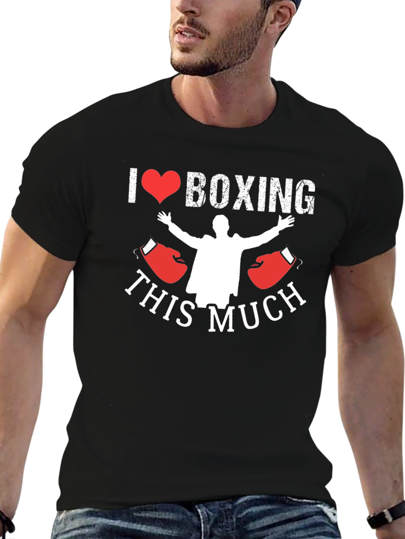 I Love Boxing T-Shirt - This Much!
