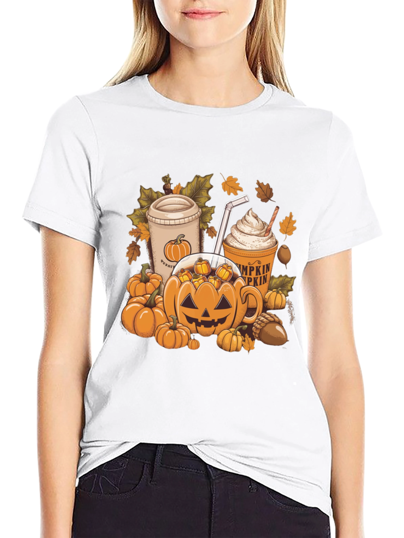 Pumpkin Spice Latte T-Shirt - Fall Apparel