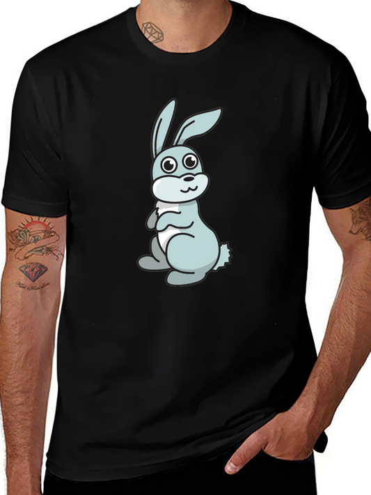Bunny Graphic T-Shirt - Cute Cartoon Rabbit Tee