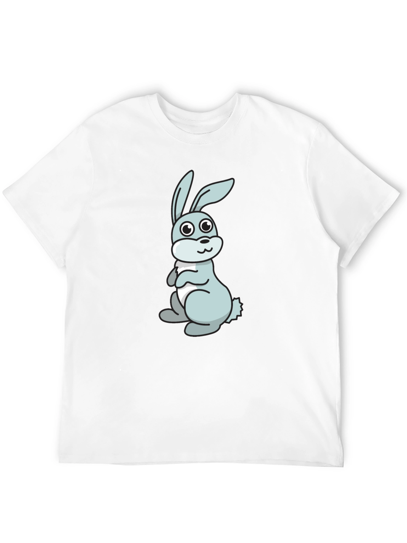 Bunny Graphic T-Shirt - Cute Cartoon Rabbit Tee