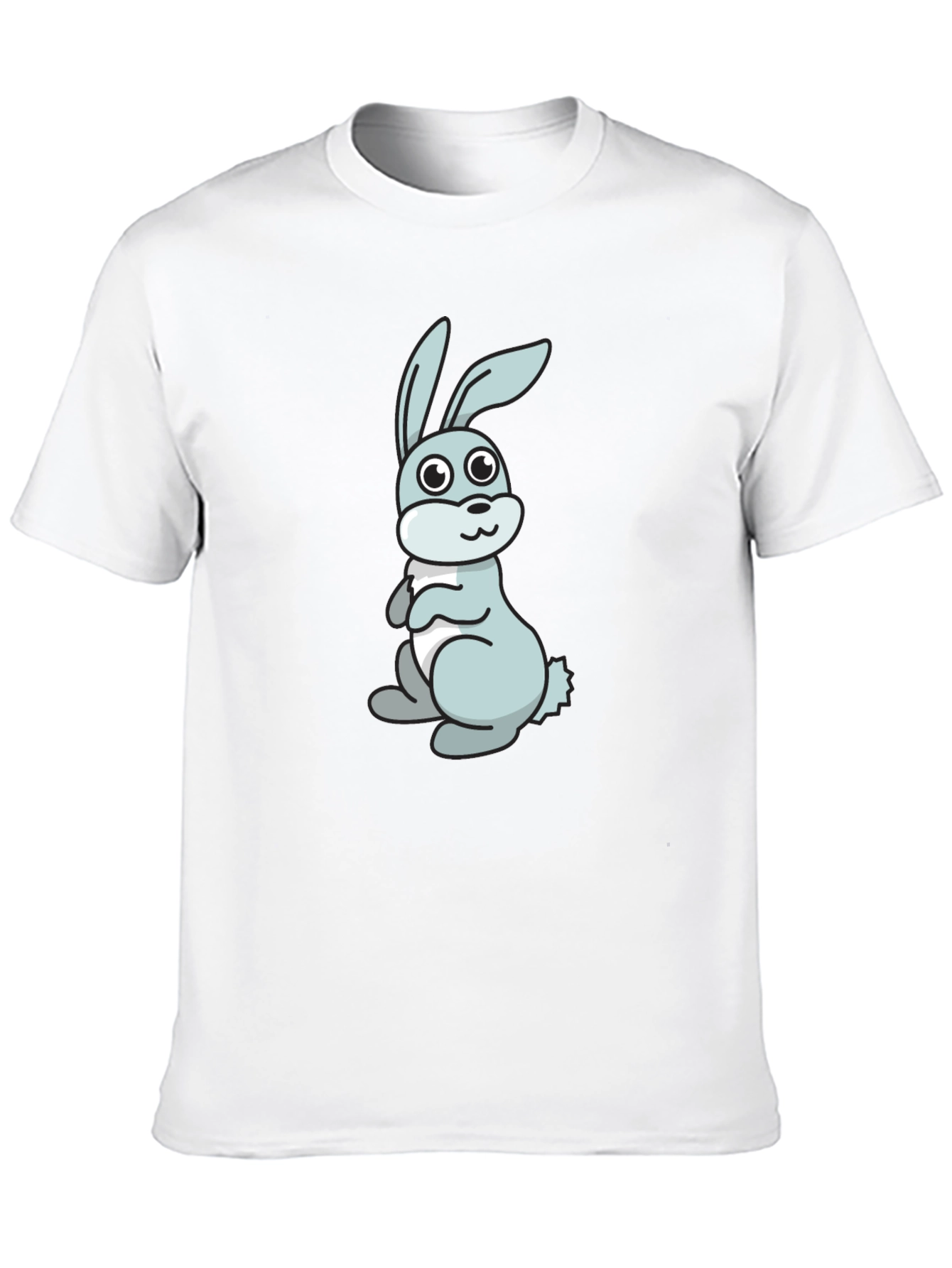 Bunny Graphic T-Shirt - Cute Cartoon Rabbit Tee