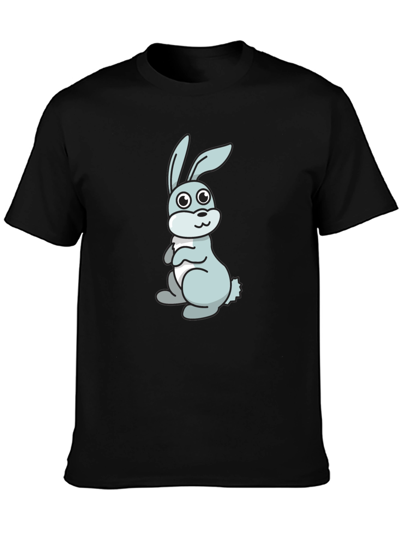 Bunny Graphic T-Shirt - Cute Cartoon Rabbit Tee