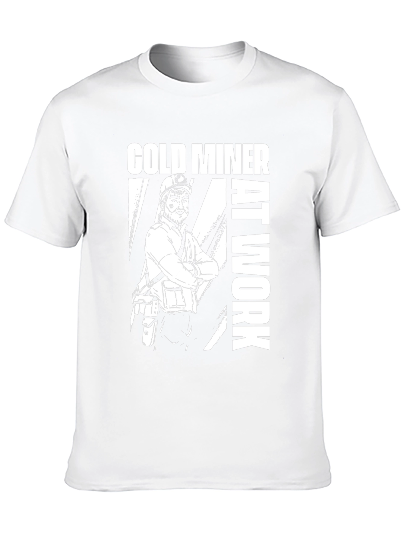 Gold Miner At Work Graphic T-Shirt