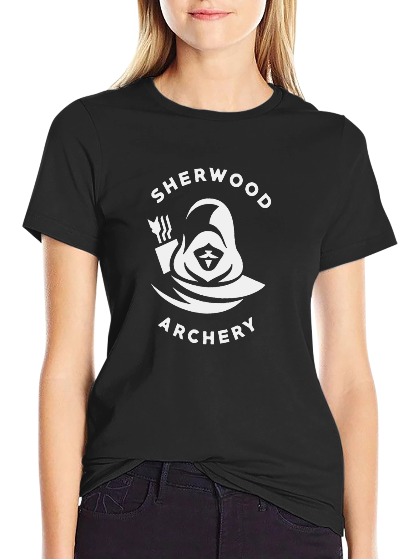 Sherwood Archery Black T-Shirt - Mens Graphic Tee