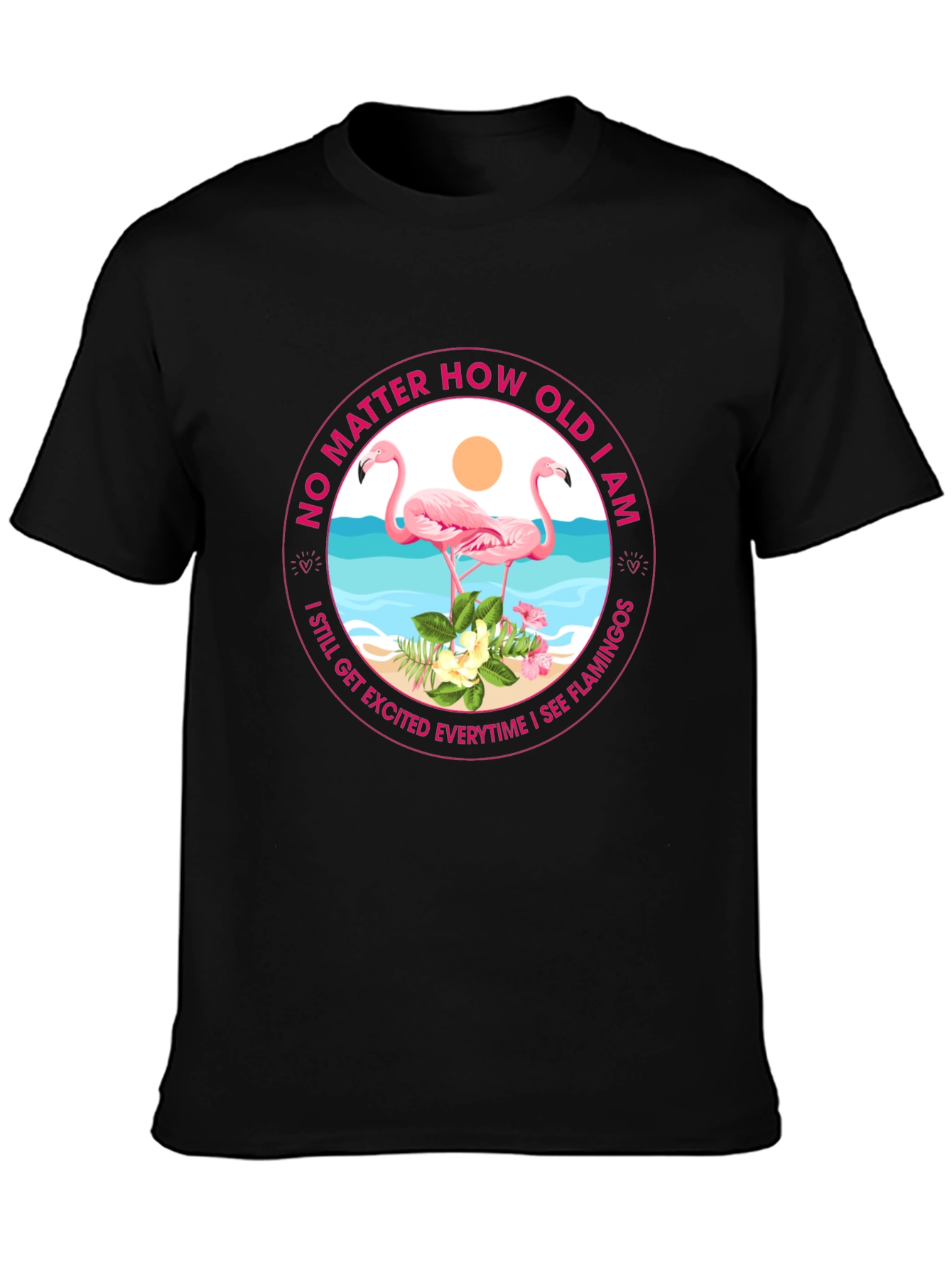 Flamingo Lover T-Shirt - No Matter How Old