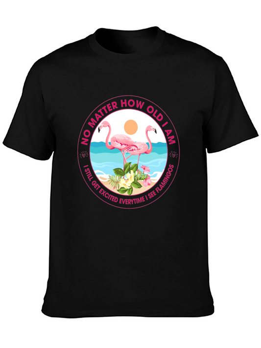 Flamingo Lover T-Shirt - No Matter How Old