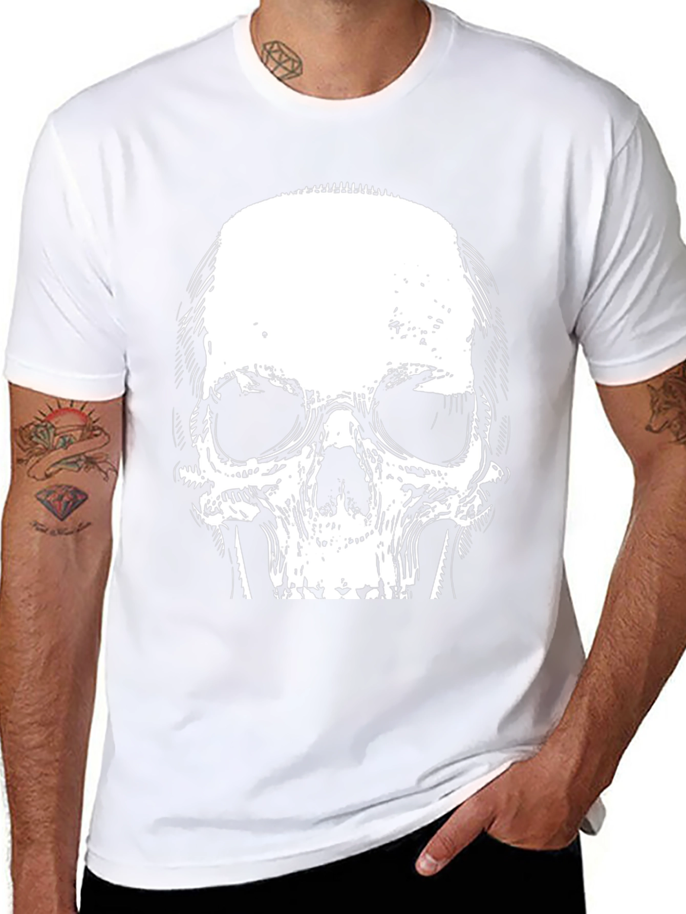 Skull Graphic Black T-Shirt