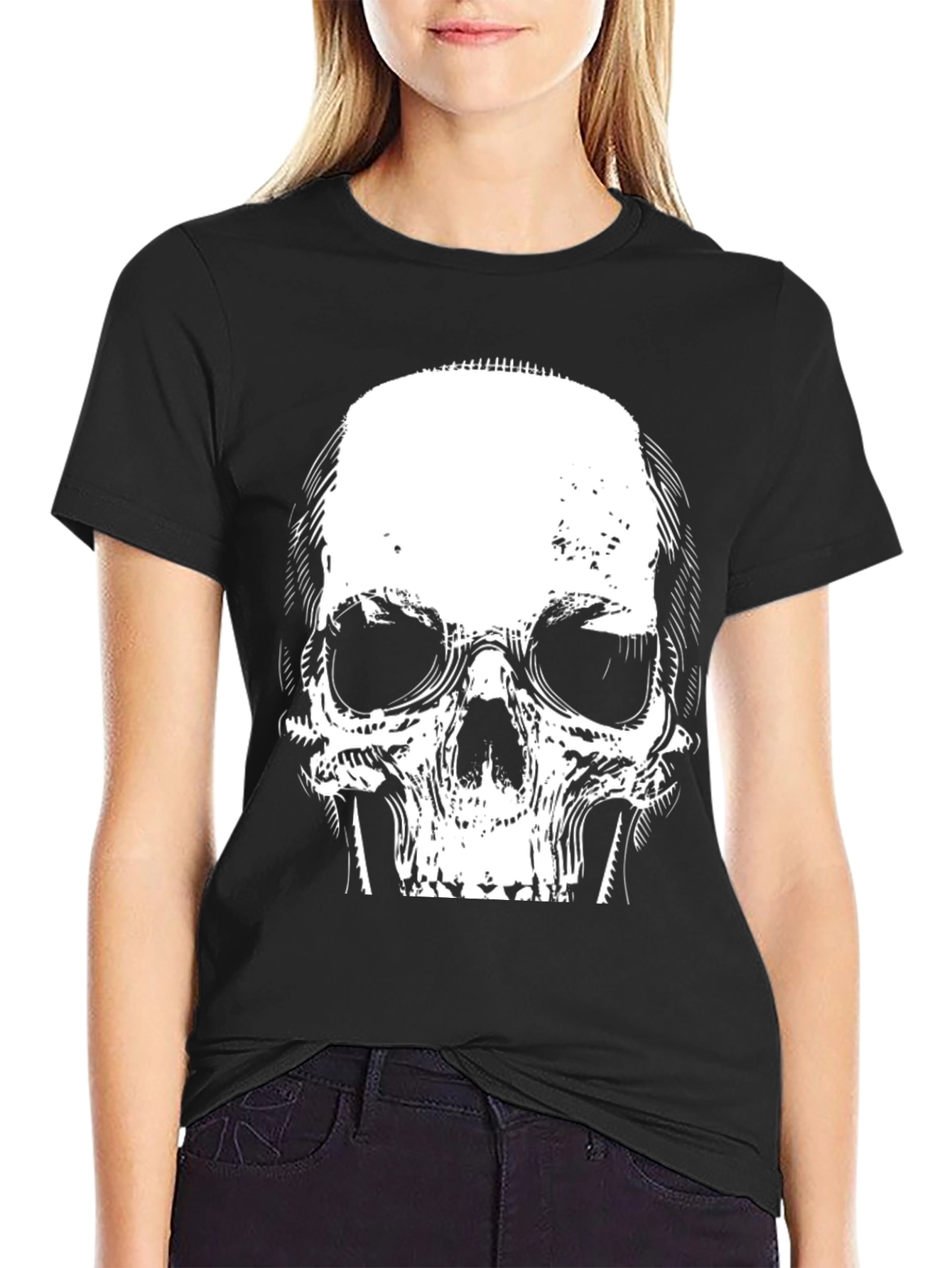 Skull Graphic Black T-Shirt