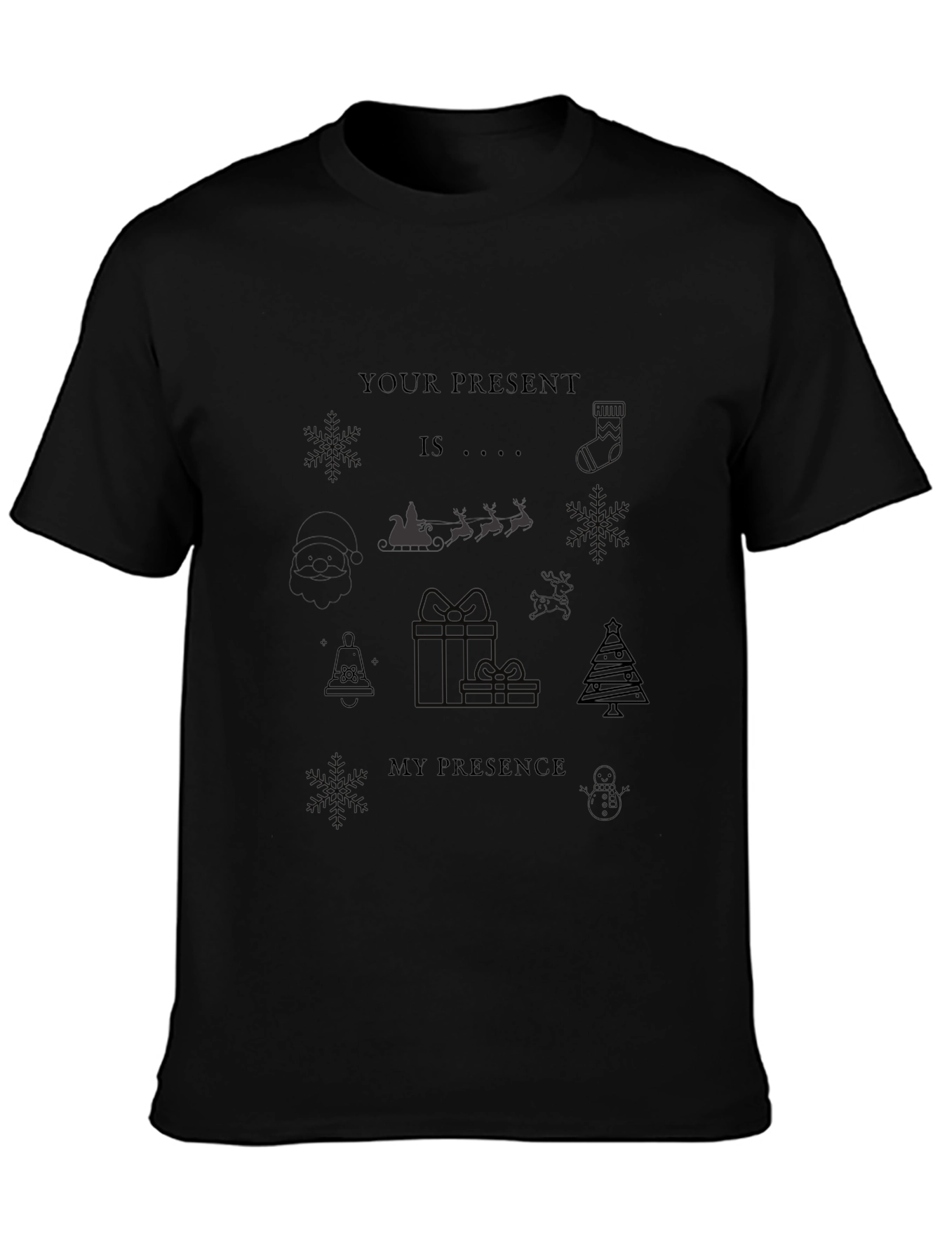 Your Presence Christmas T-Shirt - Holiday Festive Tee