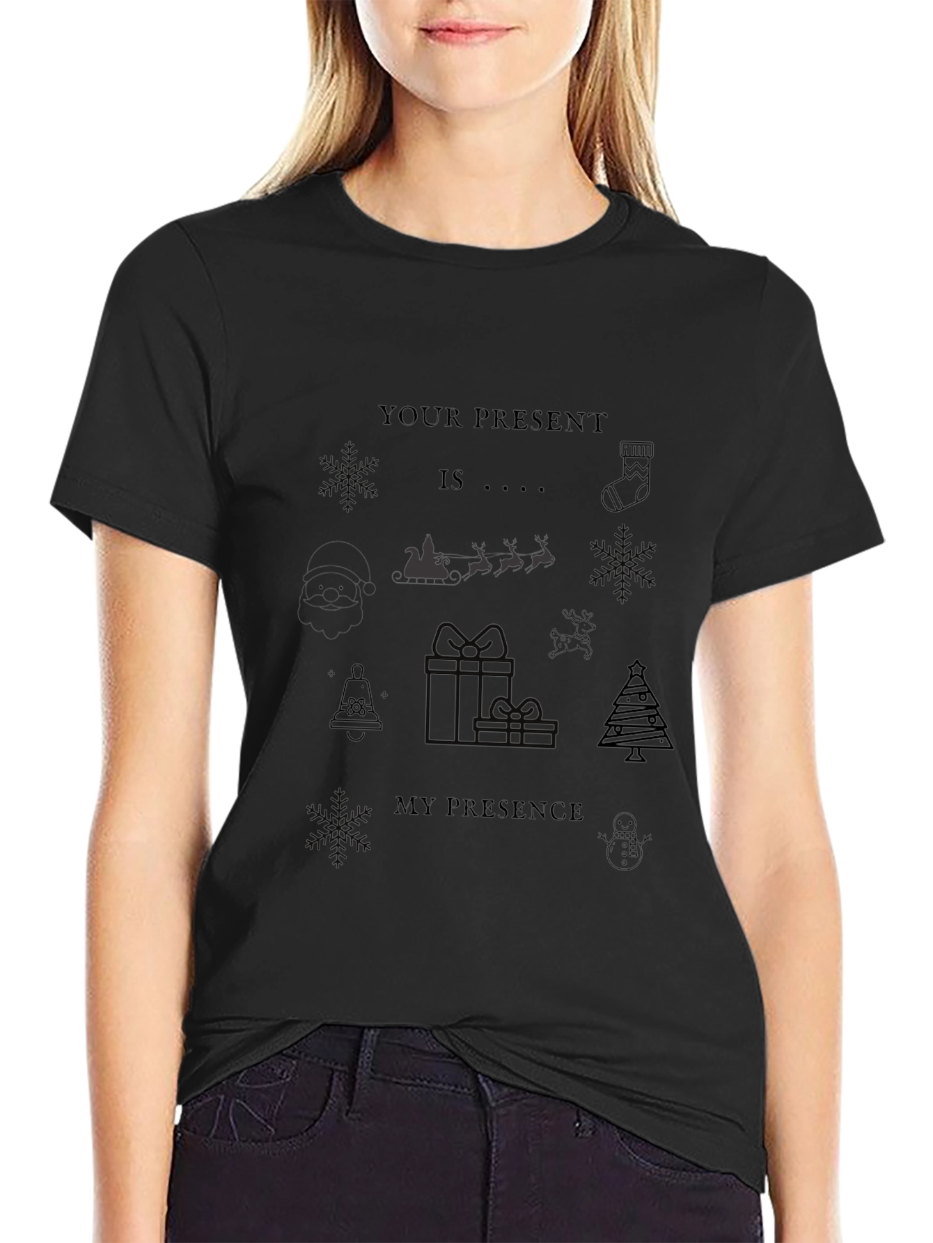Your Presence Christmas T-Shirt - Holiday Festive Tee