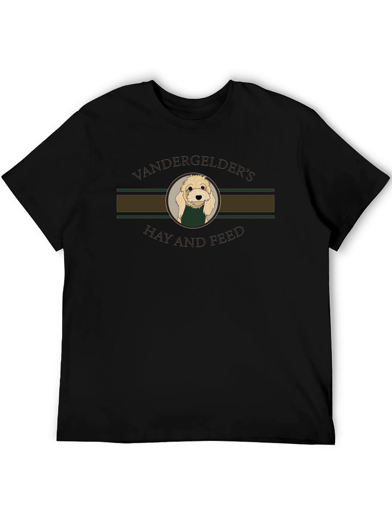 Vandergeelders Hay and Feed Dog Graphic T-Shirt
