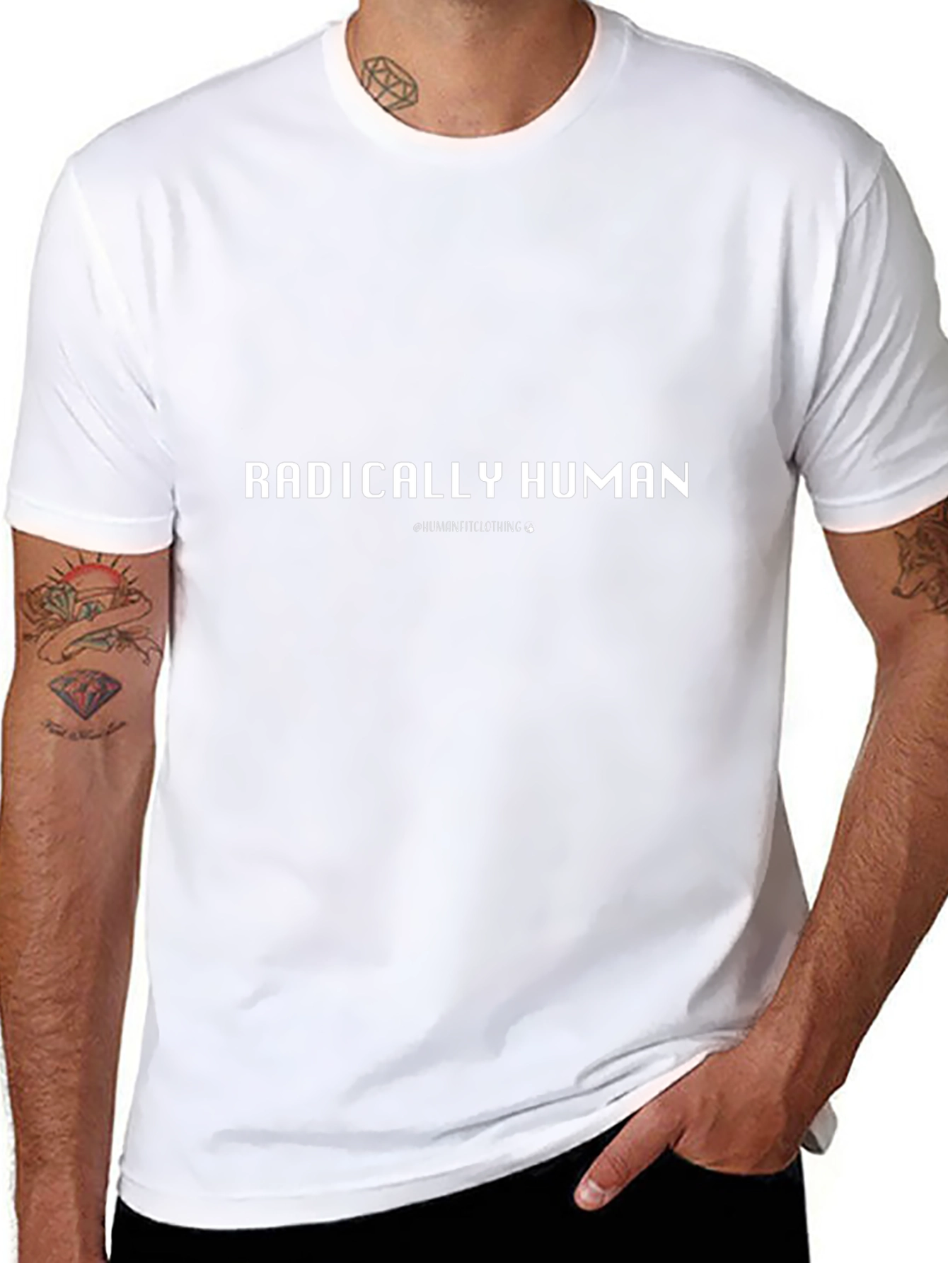 Radically Human Graphic Tee - Unisex Black T-Shirt