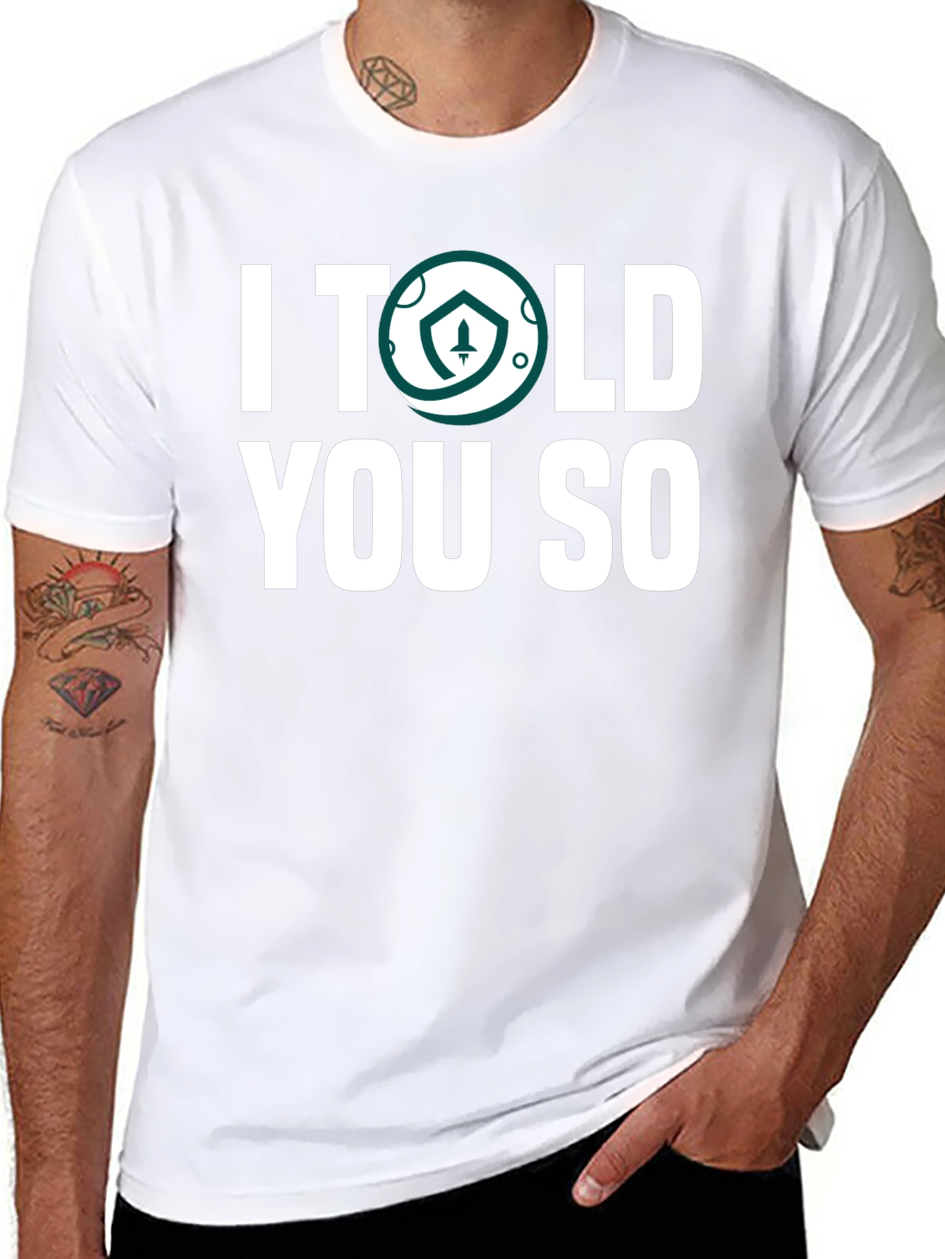 I Told You So T-Shirt - Crypto Token Design