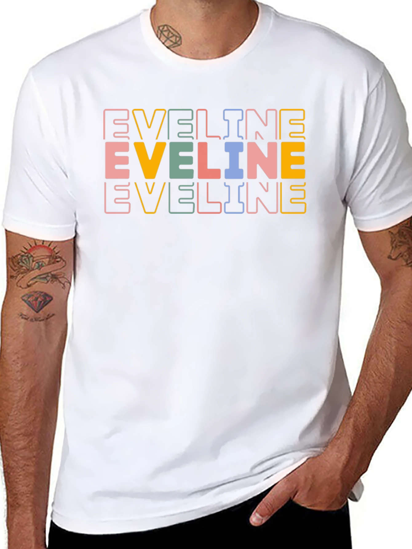 Eveline Retro Name T-Shirt