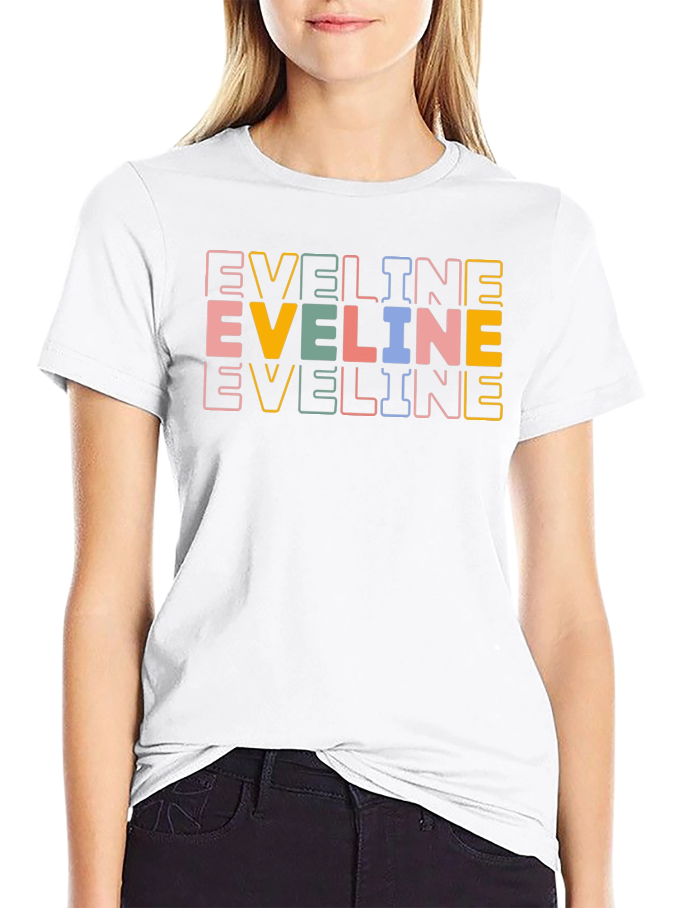Eveline Retro Name T-Shirt