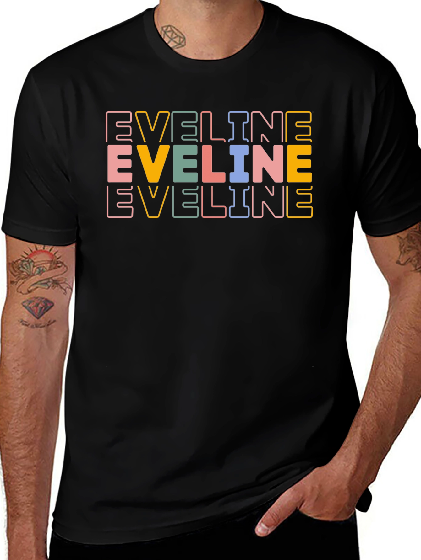 Eveline Retro Name T-Shirt