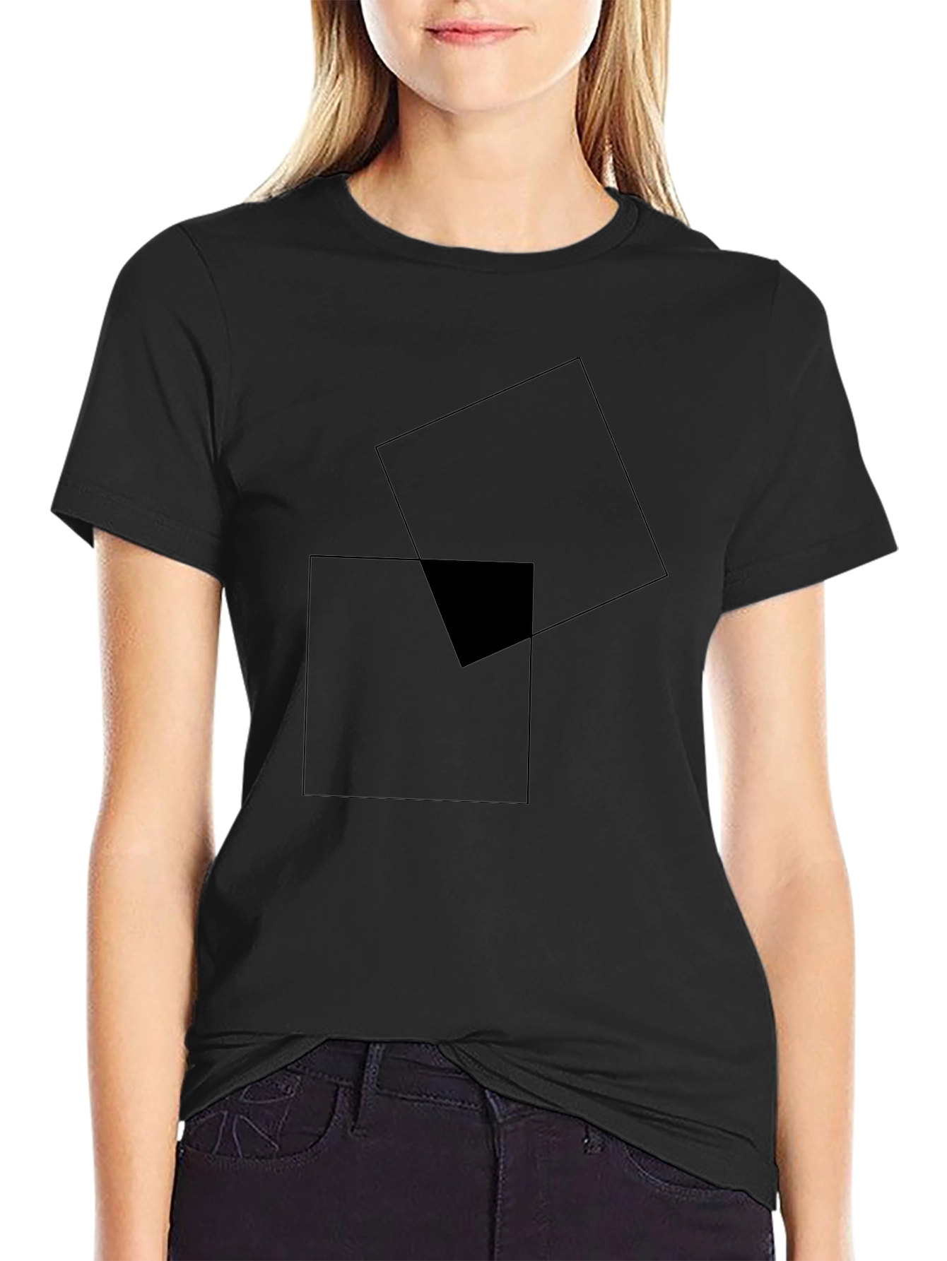 Mens Casual Black T-Shirt