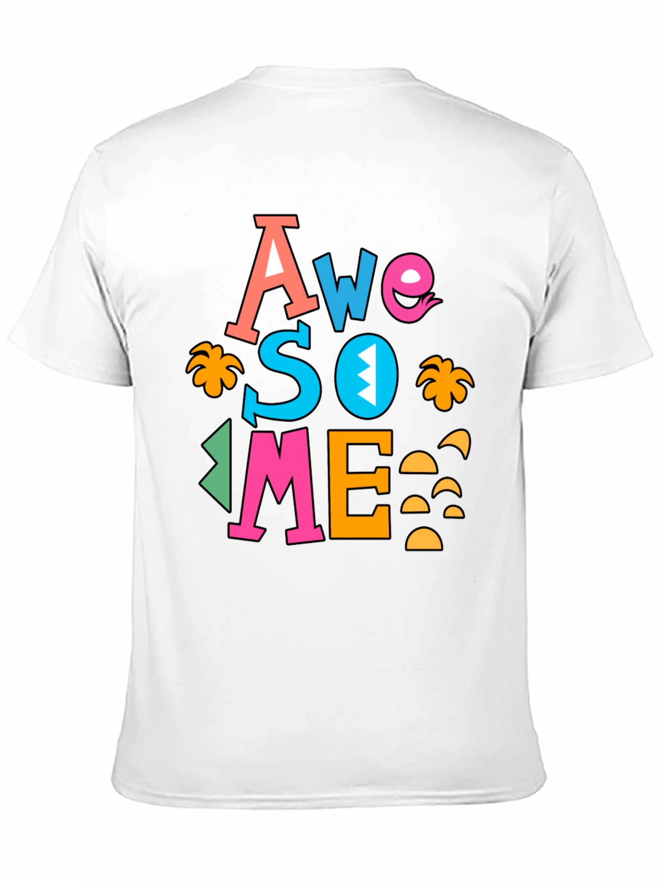 Awesome Graphic Print Black Tee