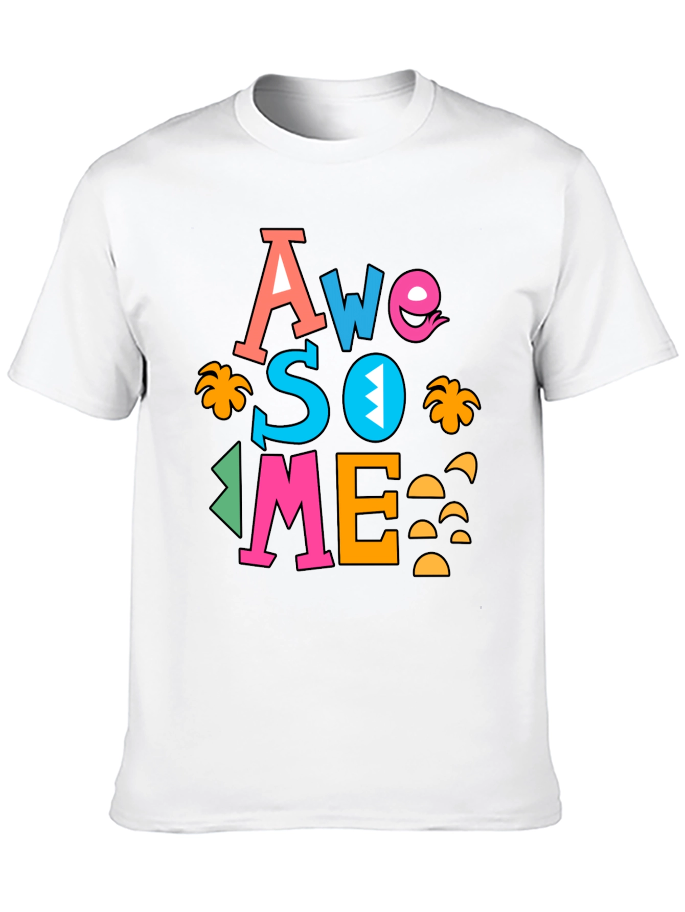 Awesome Graphic Print Black Tee