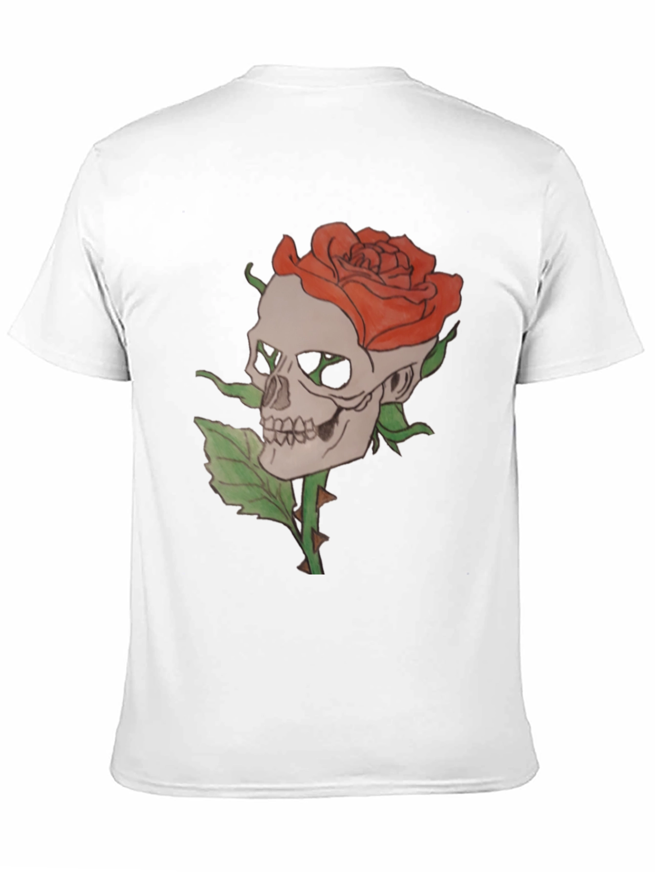 Skull and Rose Graphic Tee