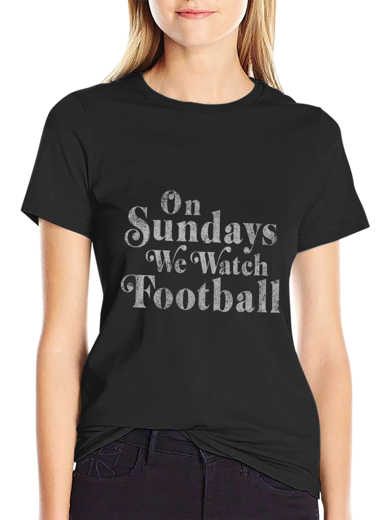 On Sundays We Watch Football T-Shirt
