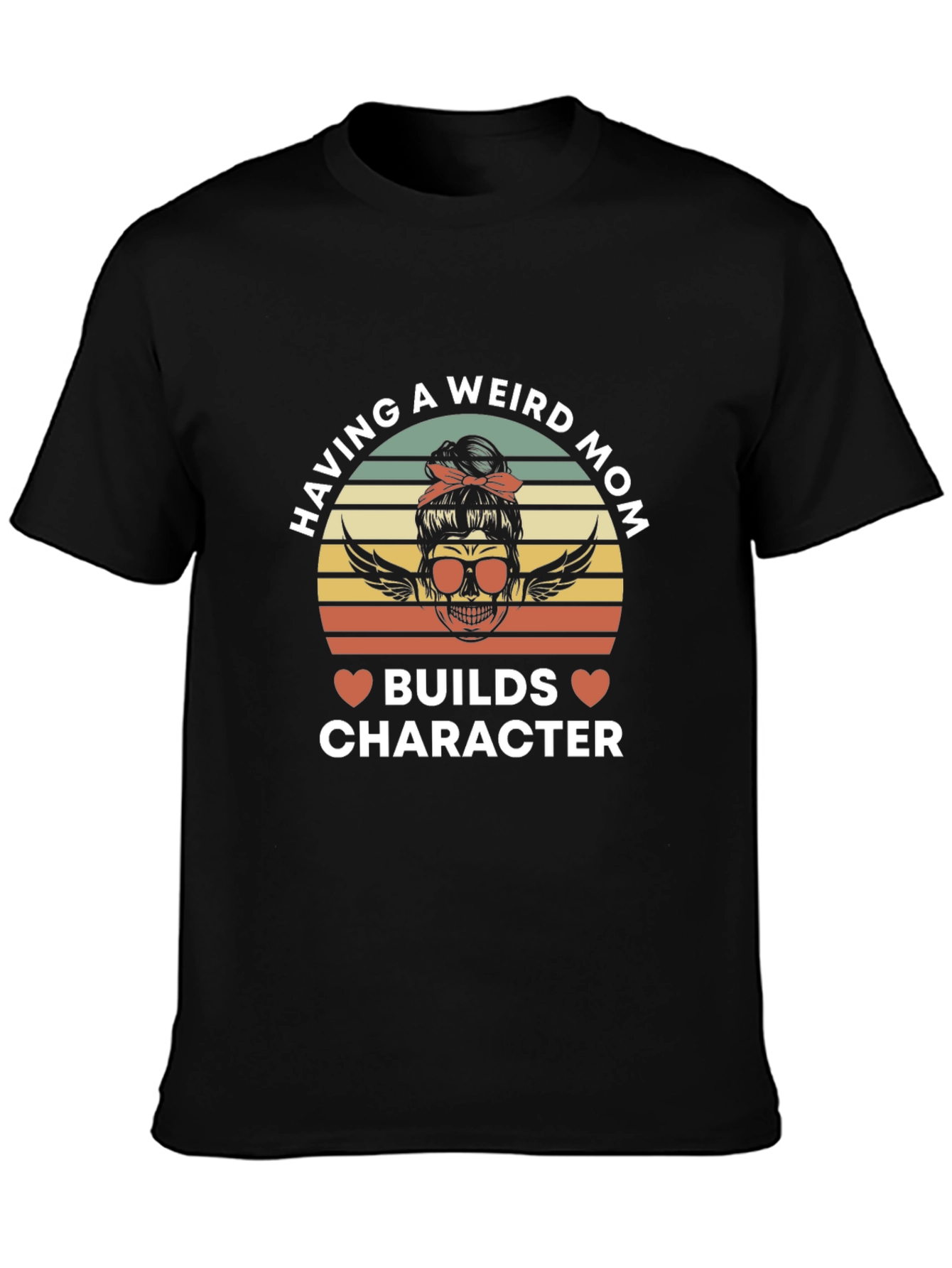 Weird Mom Skull Graphic Tee