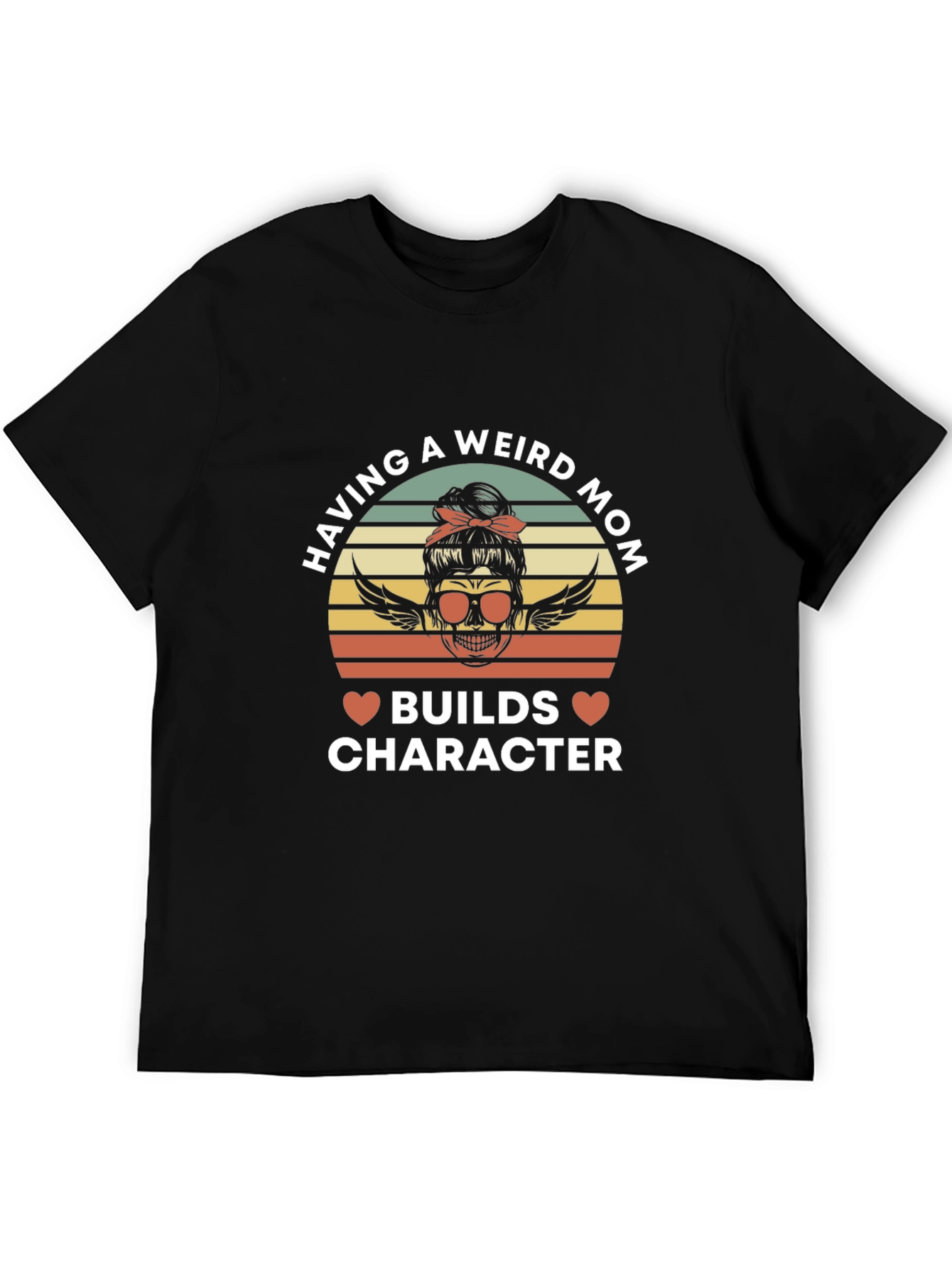 Weird Mom Skull Graphic Tee