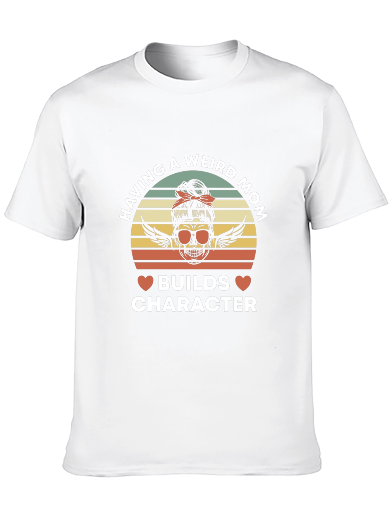 Weird Mom Skull Graphic Tee
