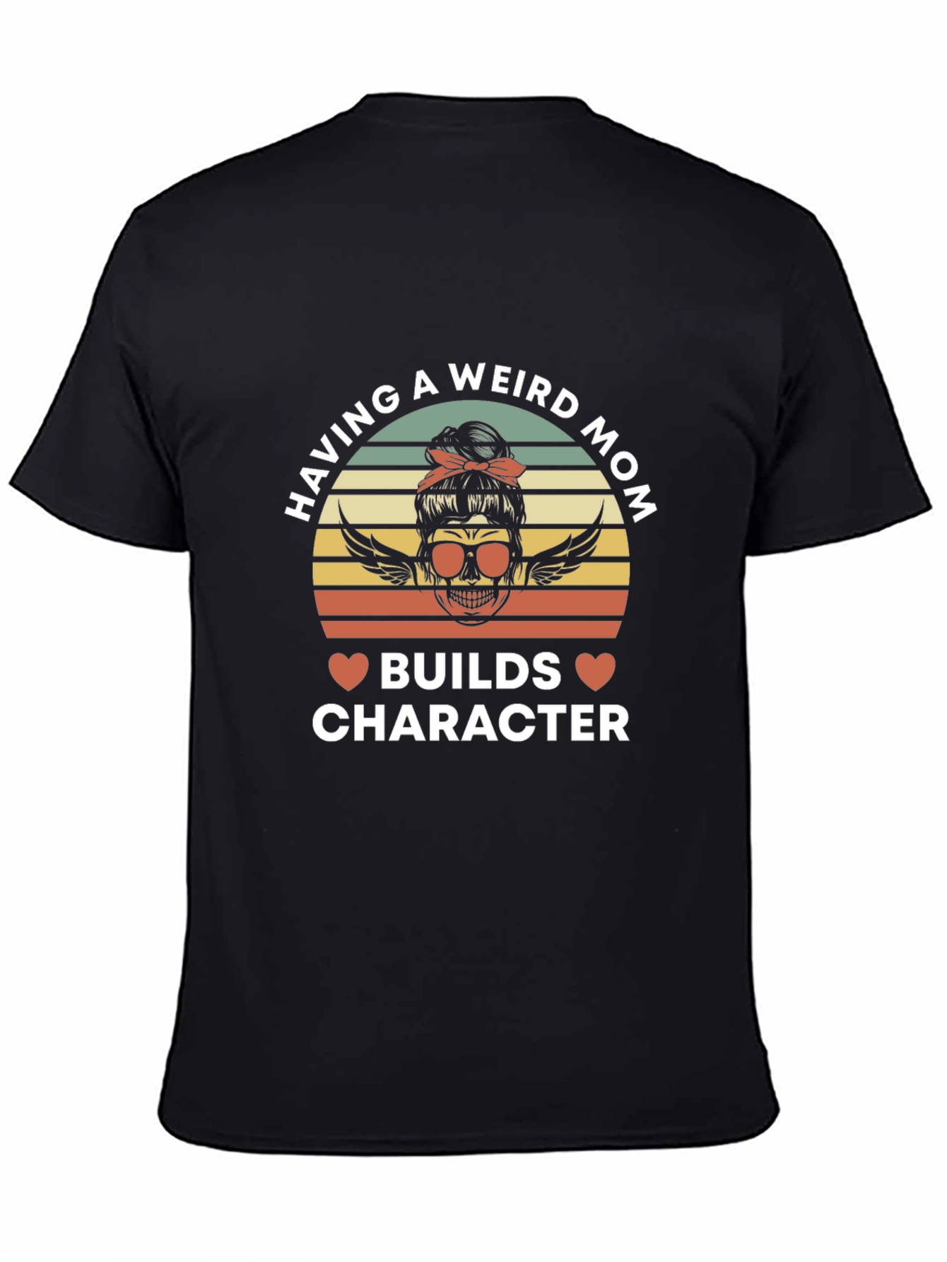 Weird Mom Skull Graphic Tee