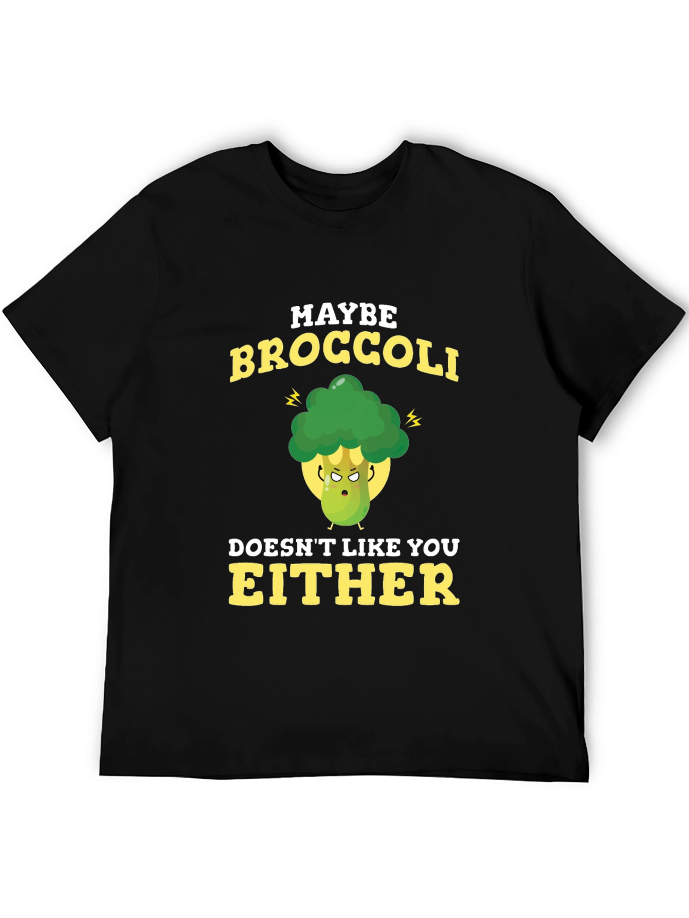 Funny Broccoli Graphic T-Shirt - Vegan Humor Tee