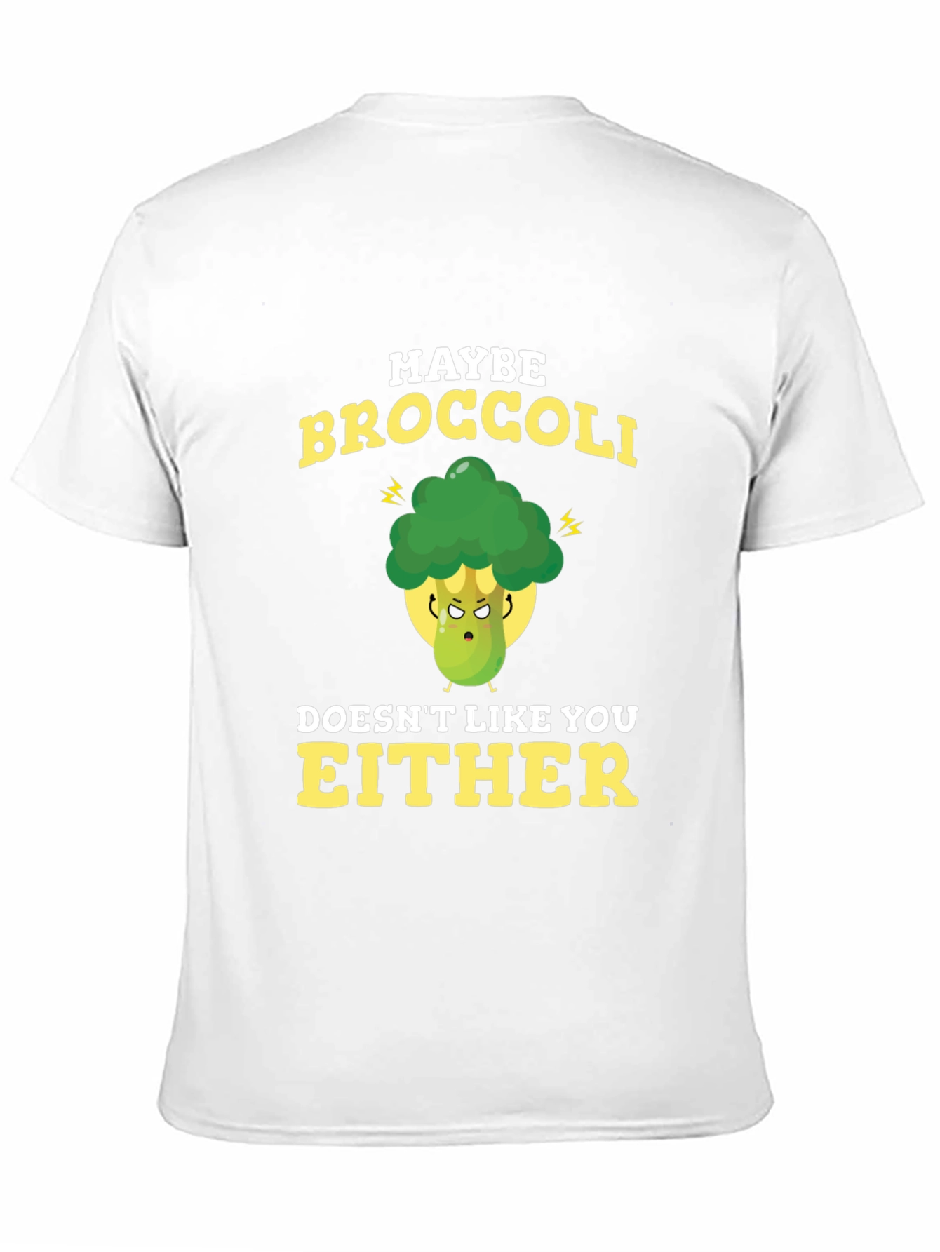 Funny Broccoli Graphic T-Shirt - Vegan Humor Tee