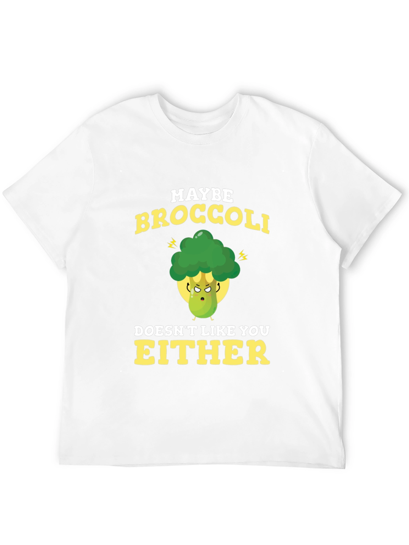 Funny Broccoli Graphic T-Shirt - Vegan Humor Tee