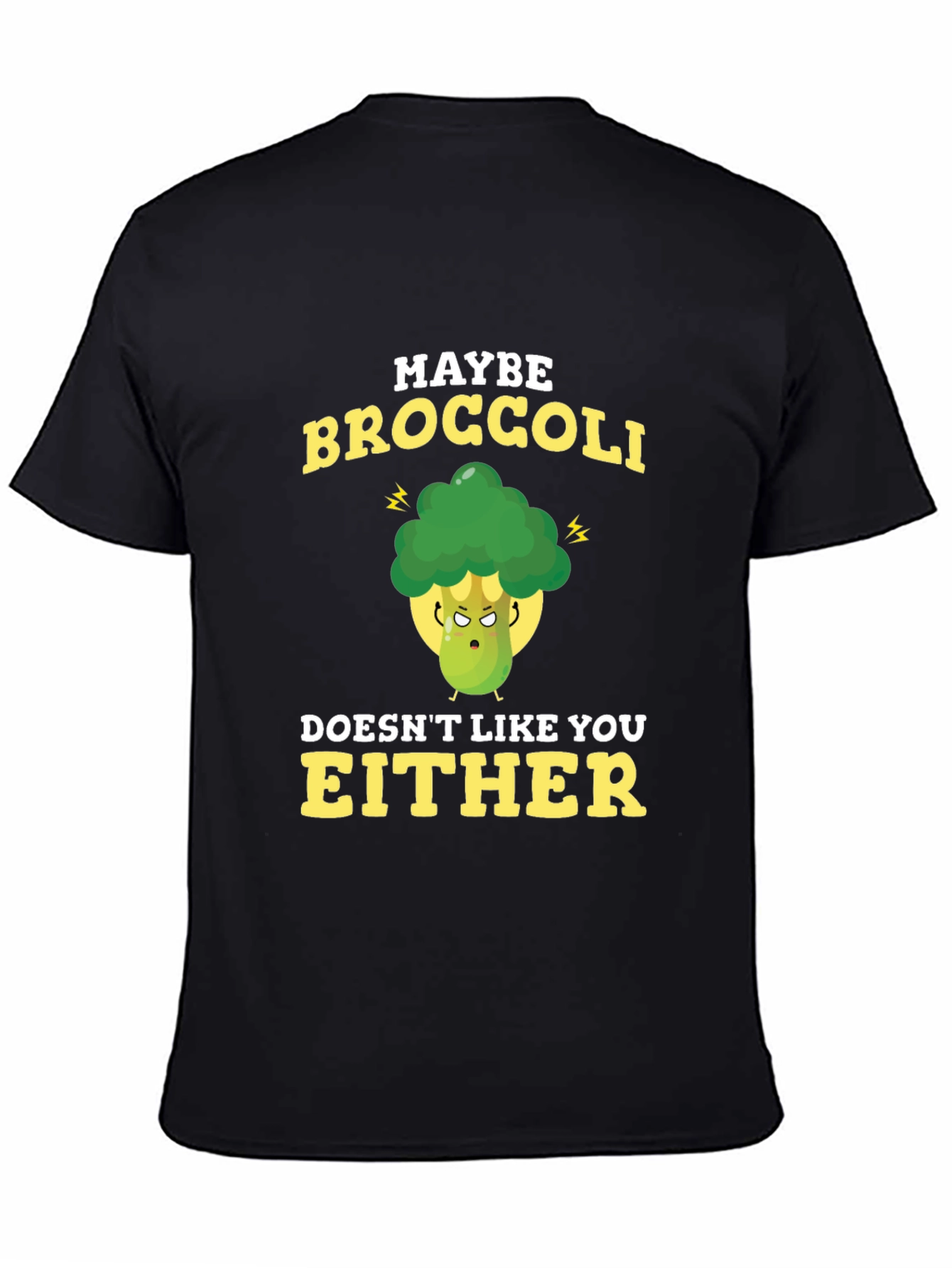 Funny Broccoli Graphic T-Shirt - Vegan Humor Tee