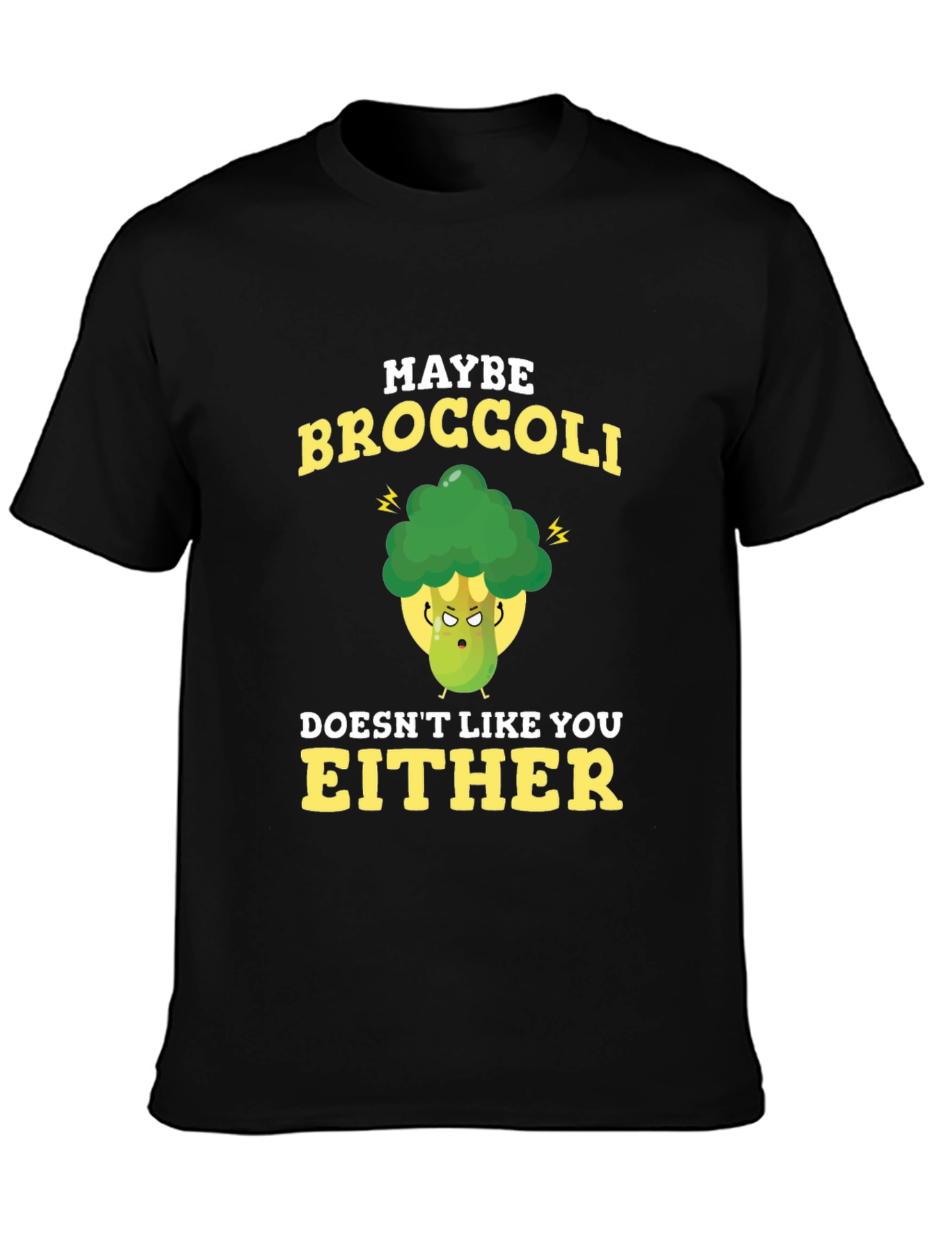 Funny Broccoli Graphic T-Shirt - Vegan Humor Tee