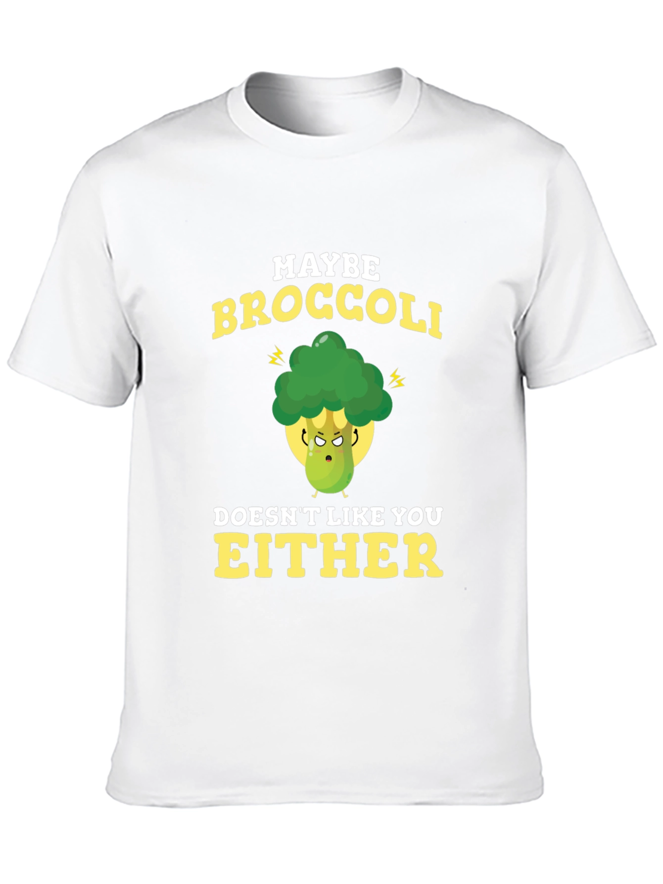 Funny Broccoli Graphic T-Shirt - Vegan Humor Tee