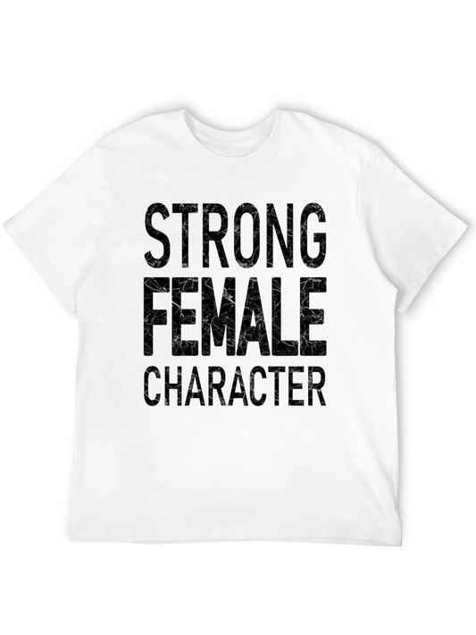 Strong Female Character Black T-Shirt