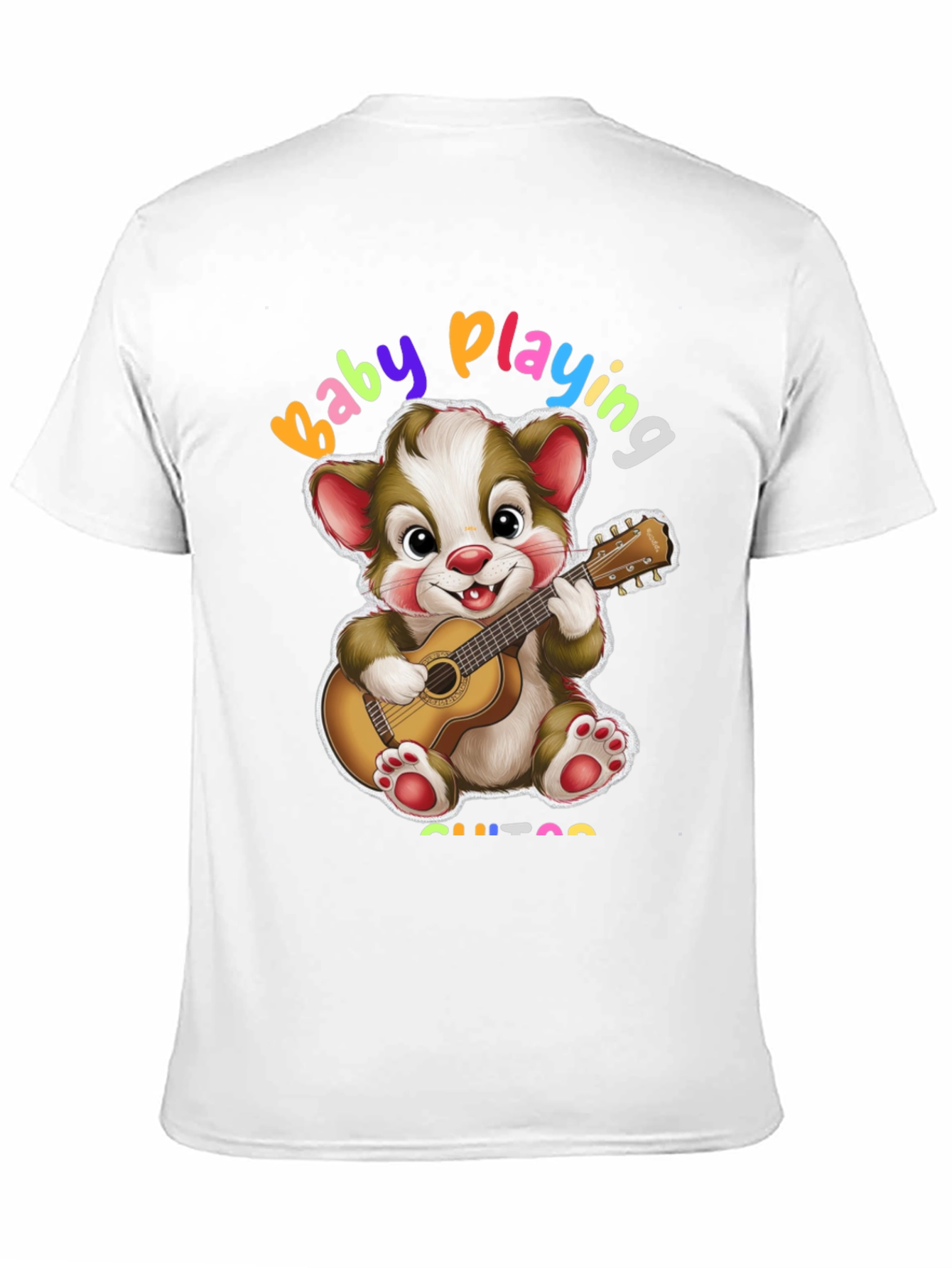 Baby Playing Guitar Graphic T-Shirt