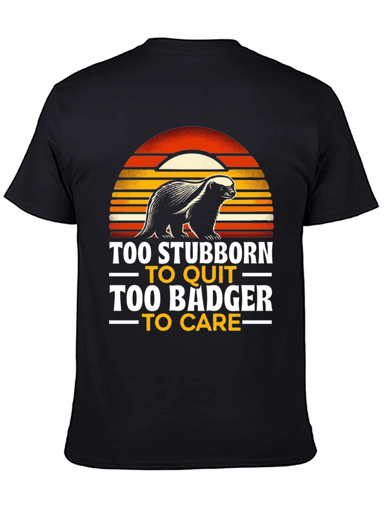 Stubborn Badger Graphic Tee