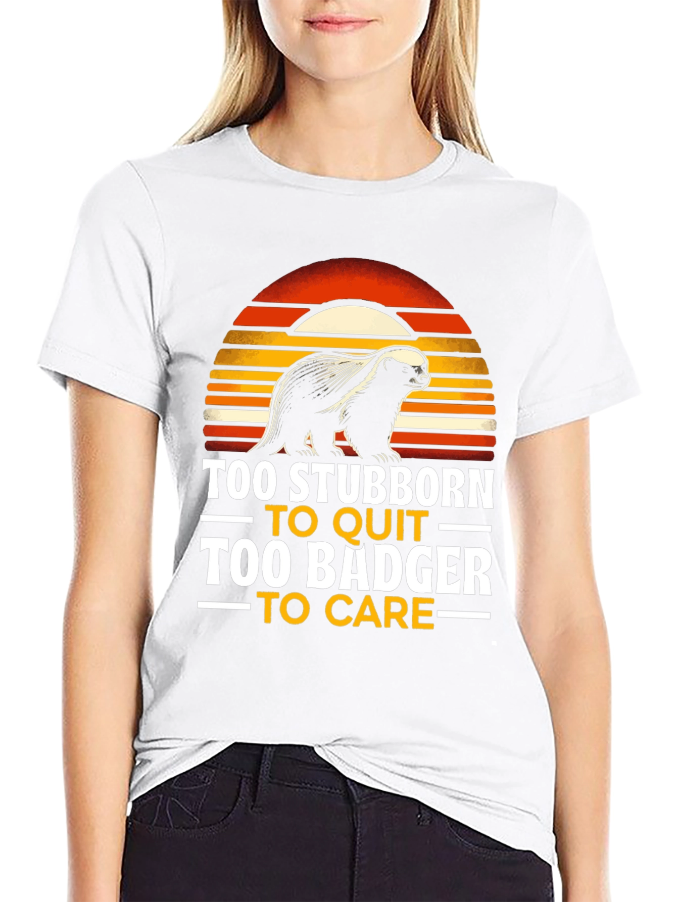 Stubborn Badger Graphic Tee