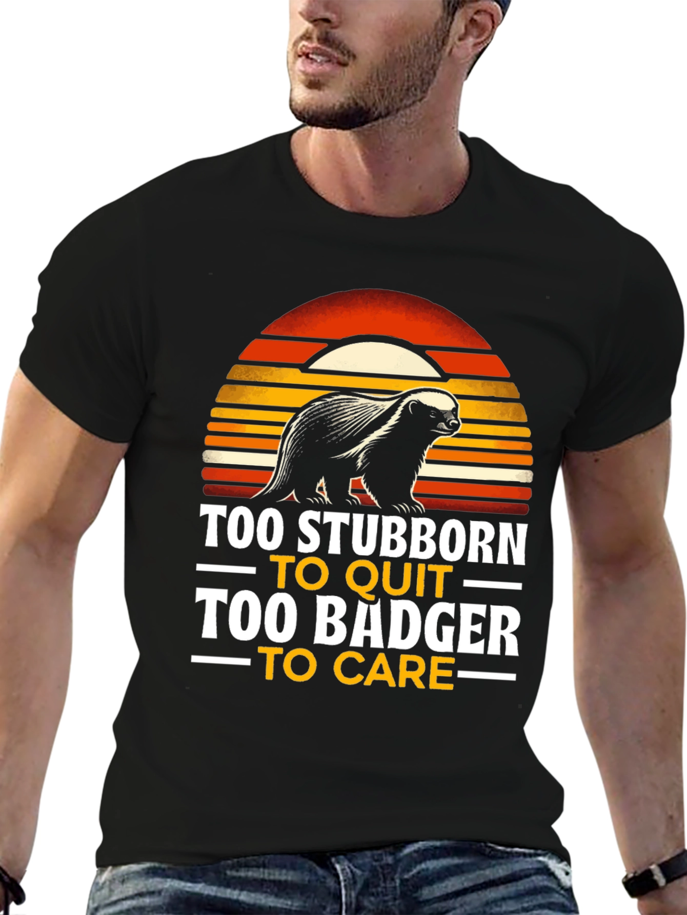 Stubborn Badger Graphic Tee
