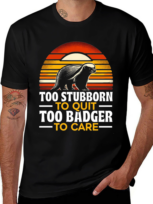 Stubborn Badger Graphic Tee