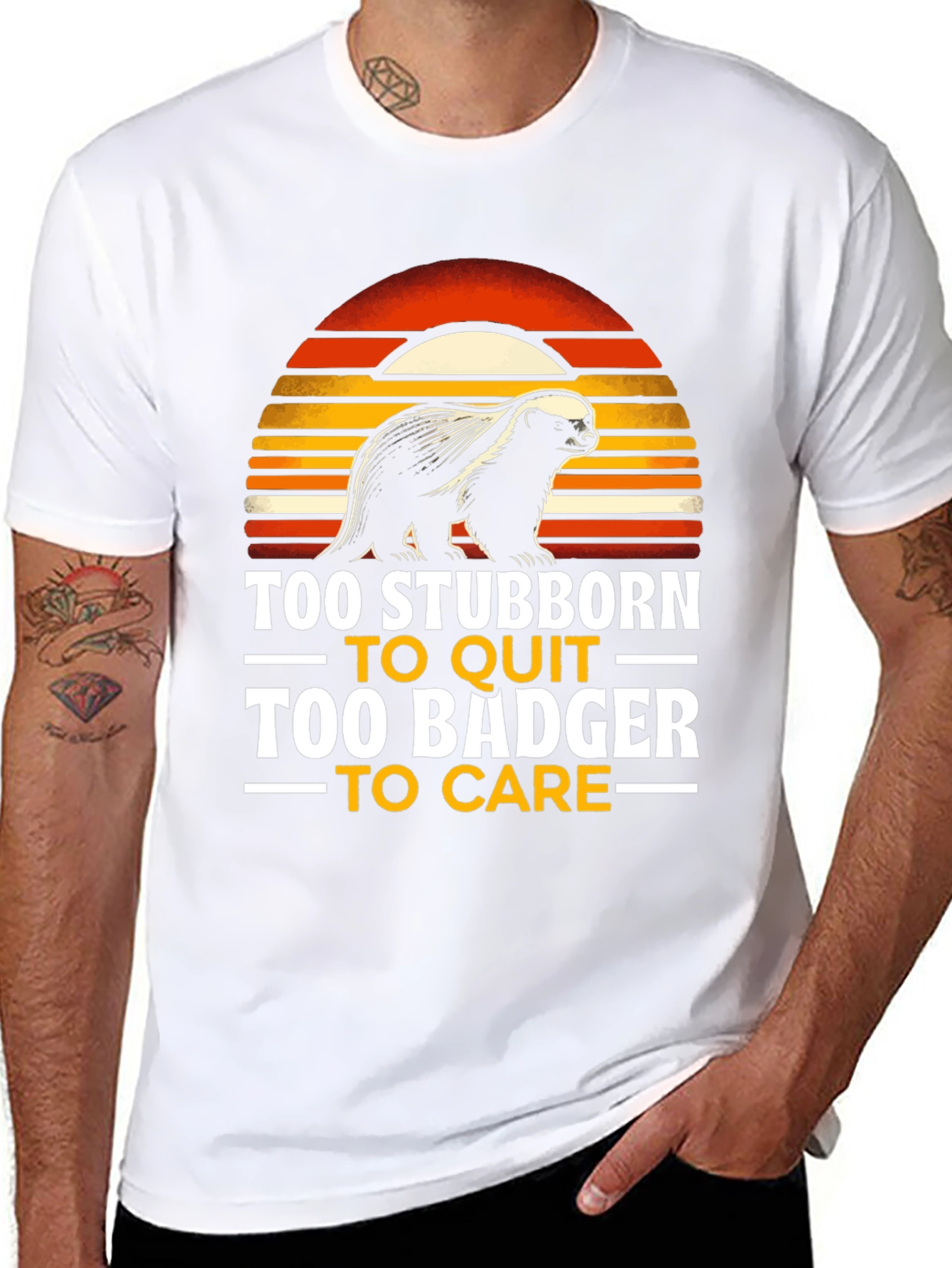 Stubborn Badger Graphic Tee