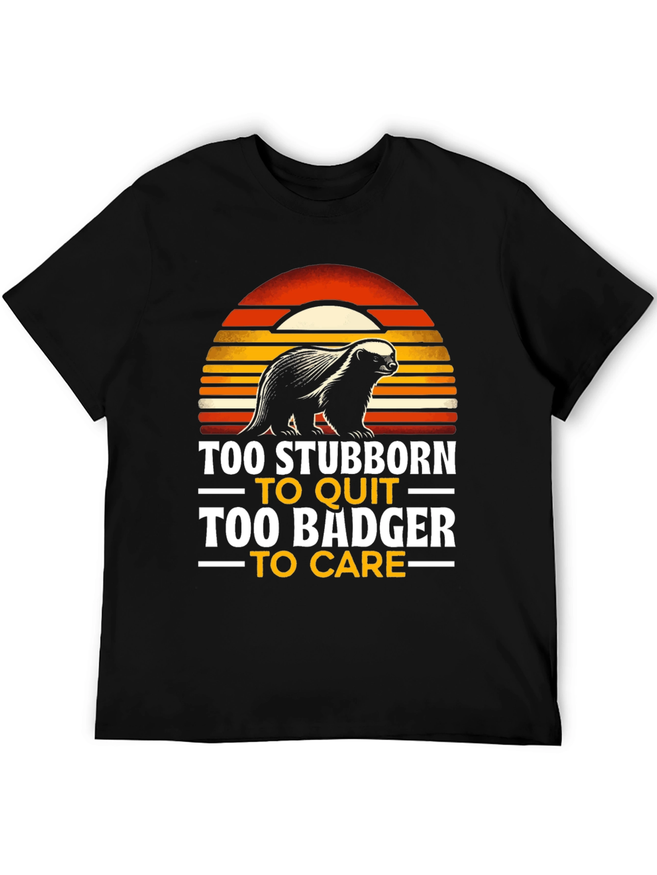 Stubborn Badger Graphic Tee