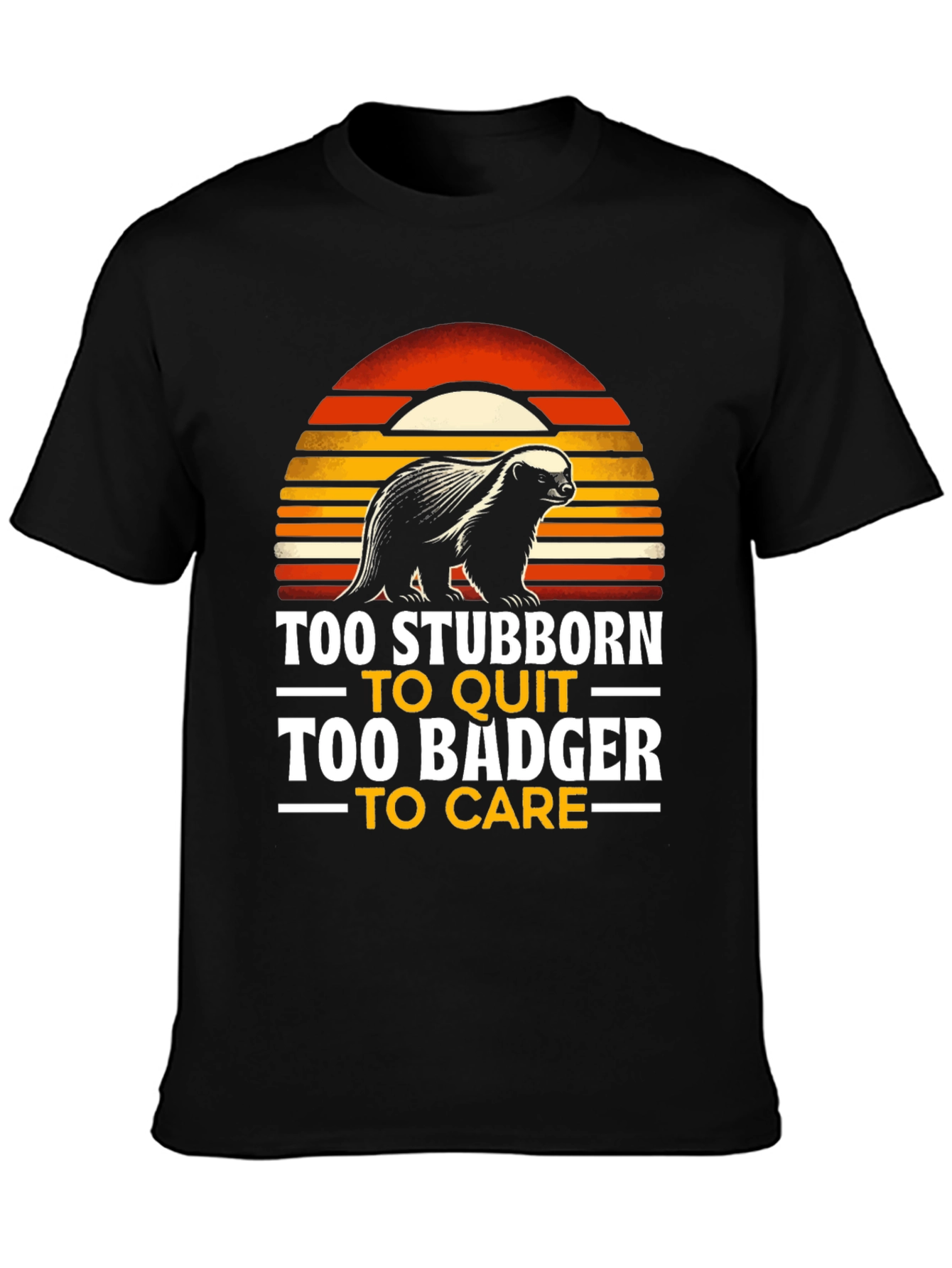 Stubborn Badger Graphic Tee