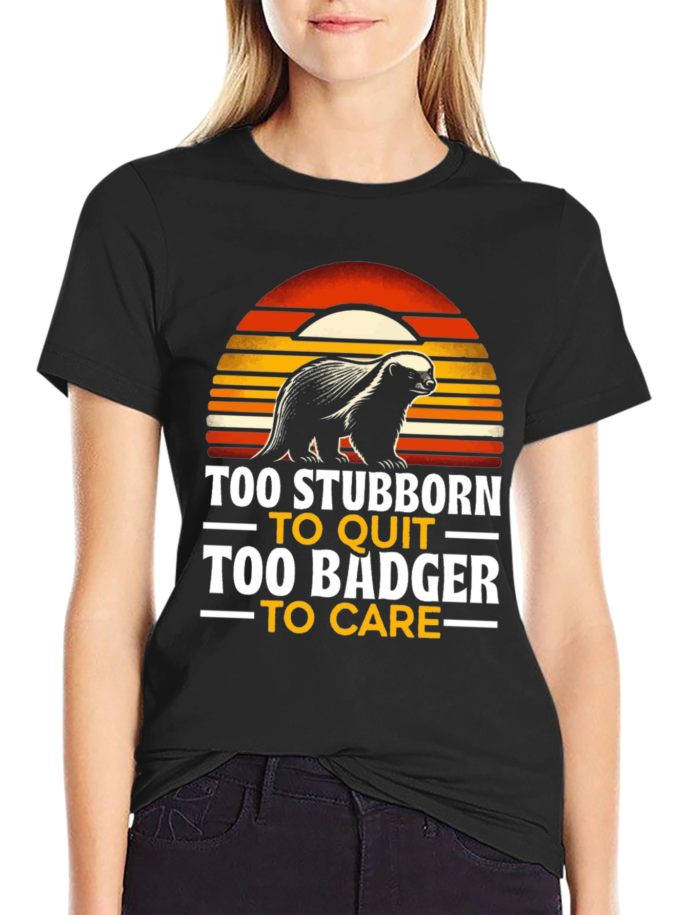 Stubborn Badger Graphic Tee