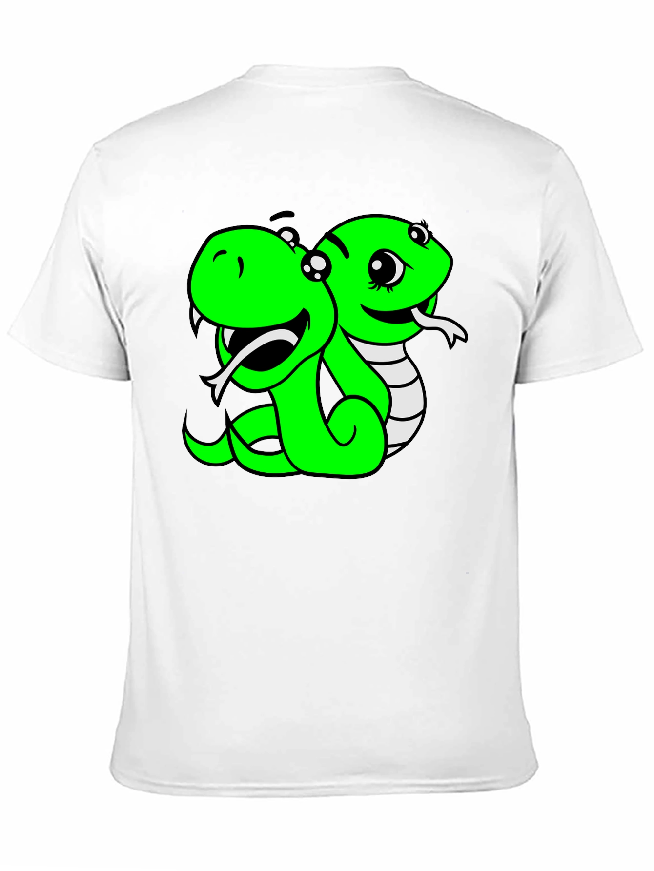 Cartoon Snake T-Shirt - Fun Snake Design