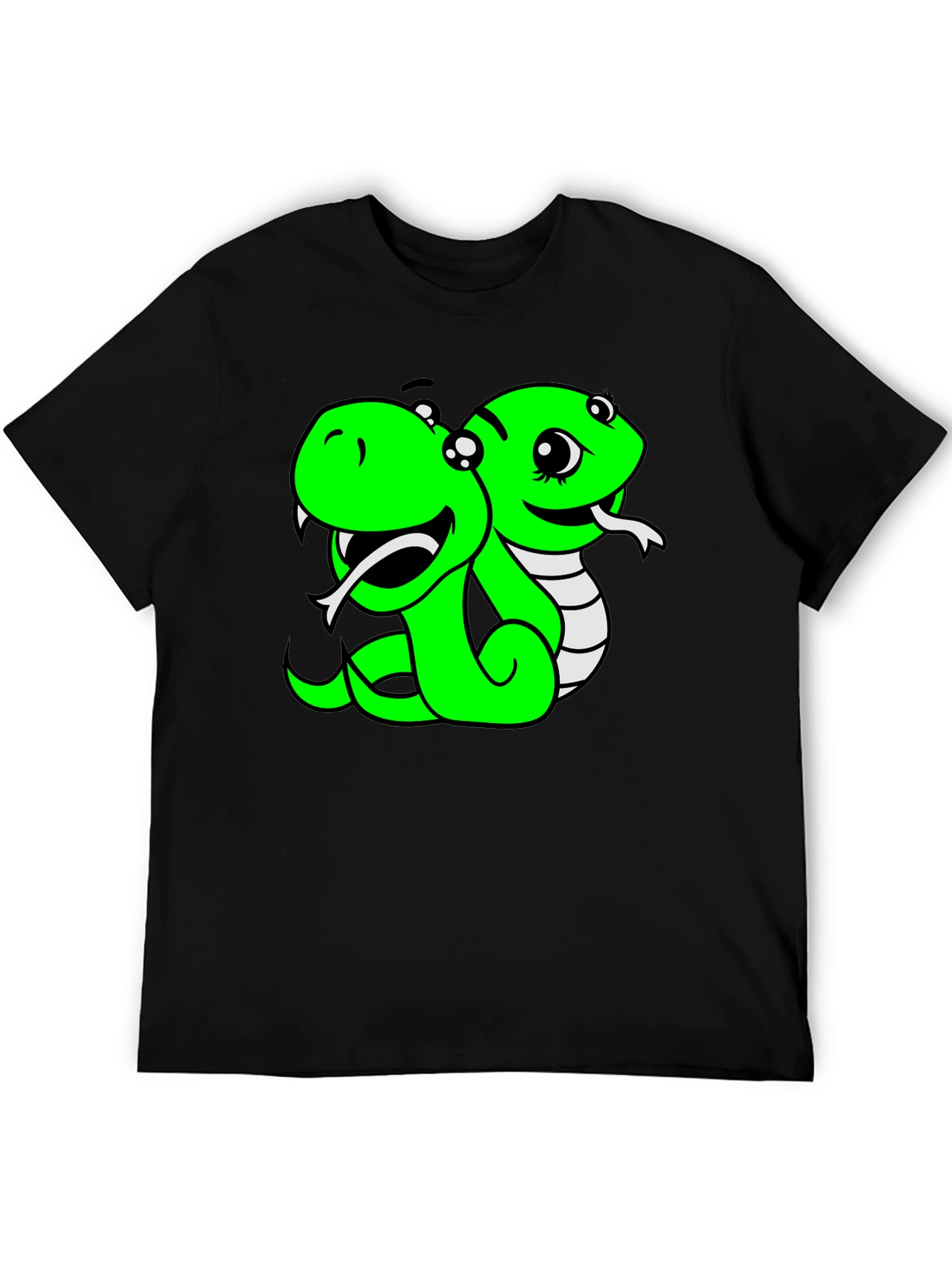 Cartoon Snake T-Shirt - Fun Snake Design